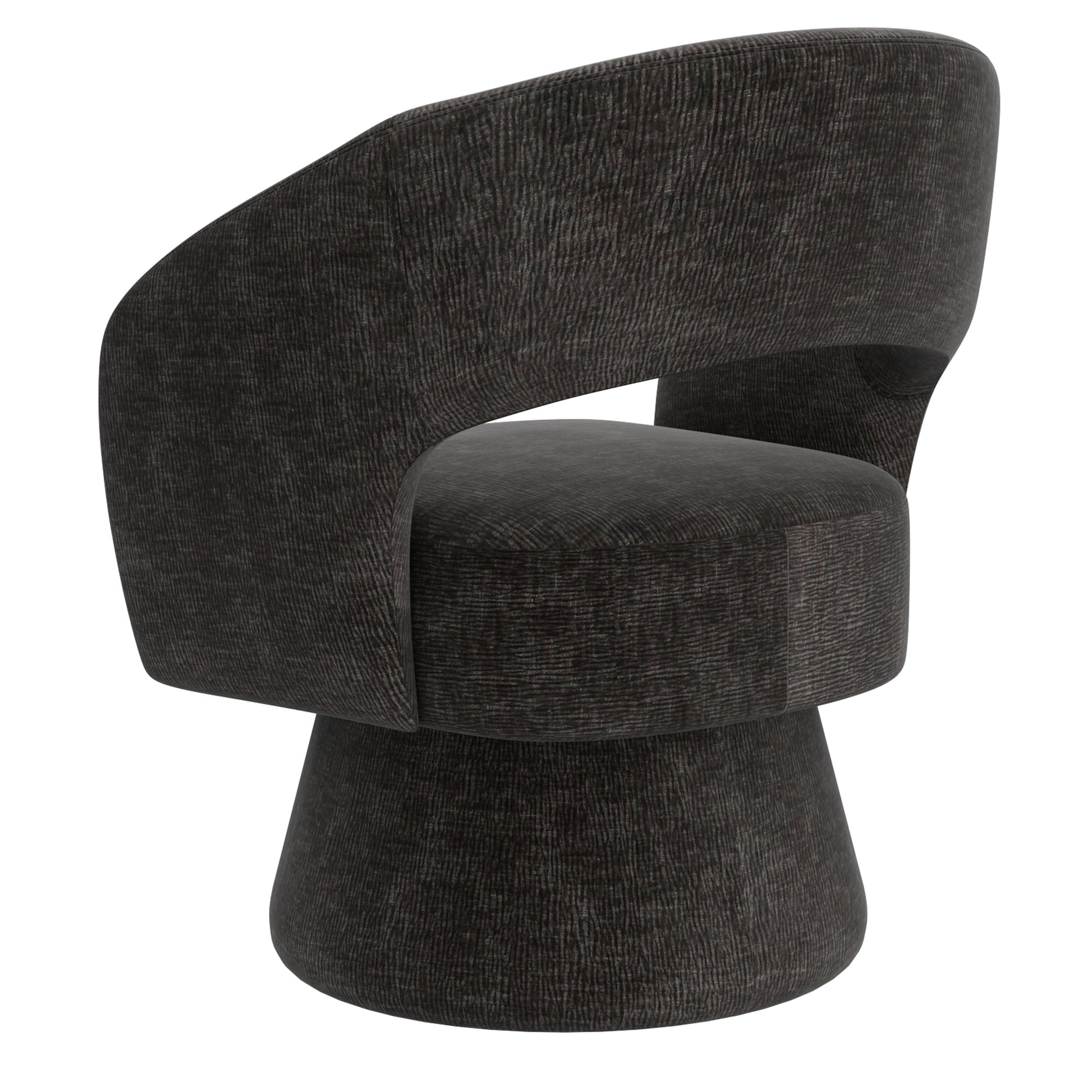WorldwideSANTO - ACCENT CHAIR - CHARCOAL
