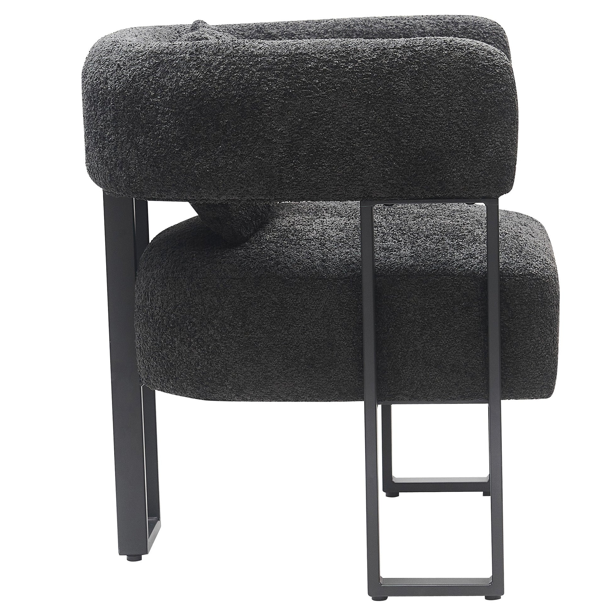 WorldwideSCARLET - ACCENT CHAIR - CHARCOAL