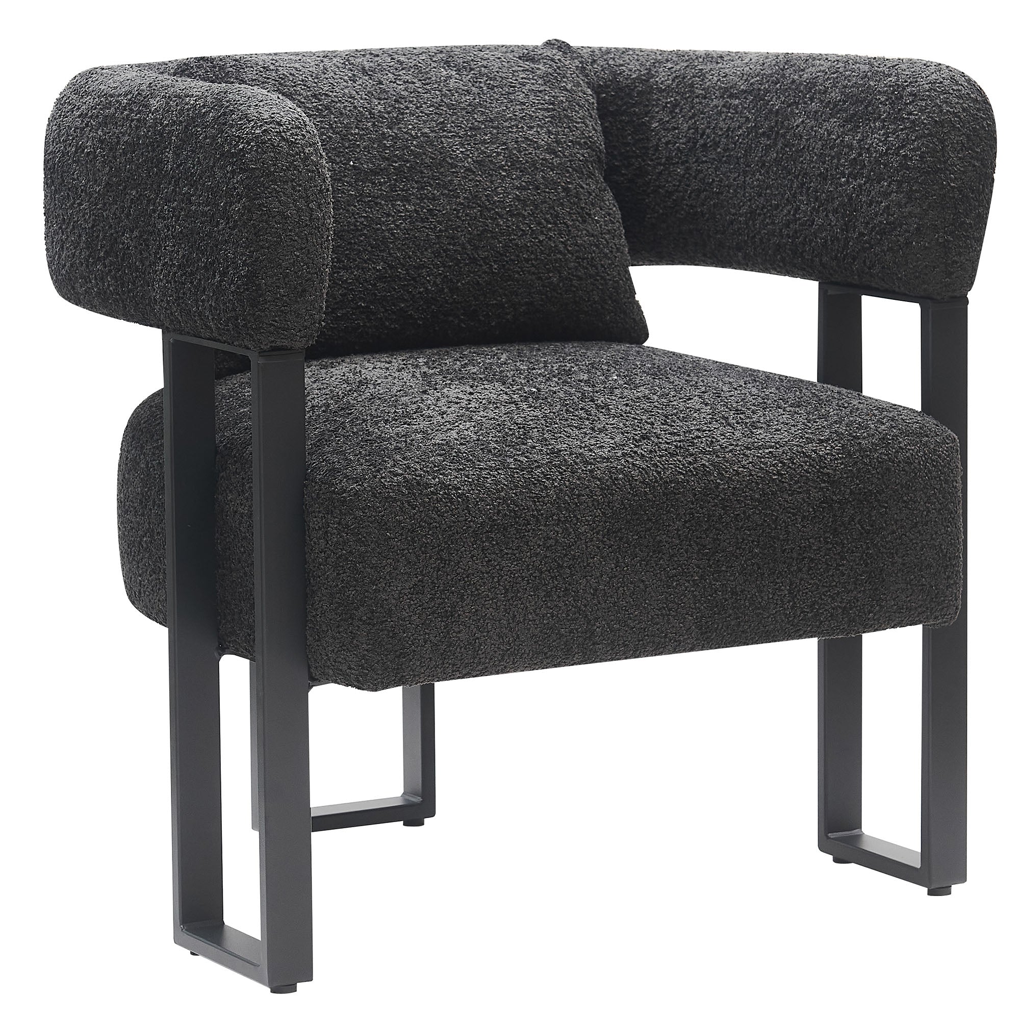 WorldwideSCARLET - ACCENT CHAIR - CHARCOAL
