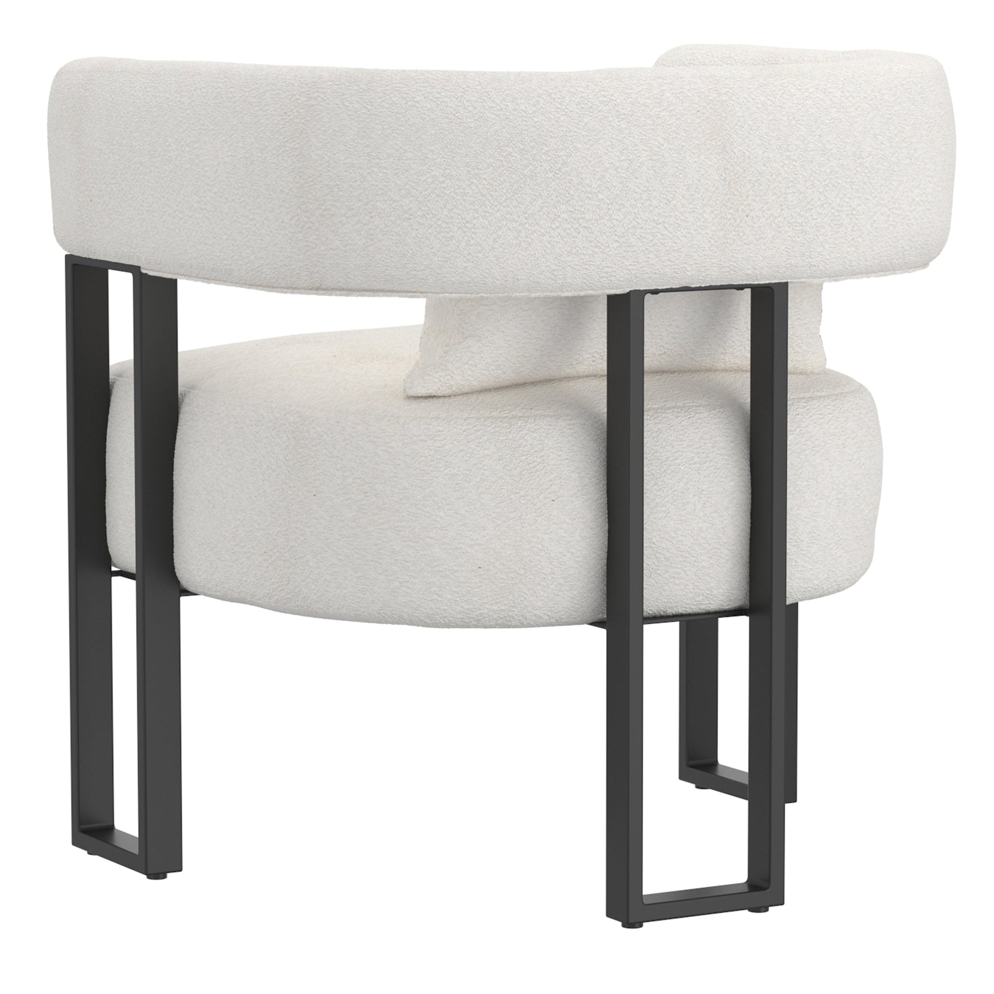WorldwideSCARLET - ACCENT CHAIR - IVORY