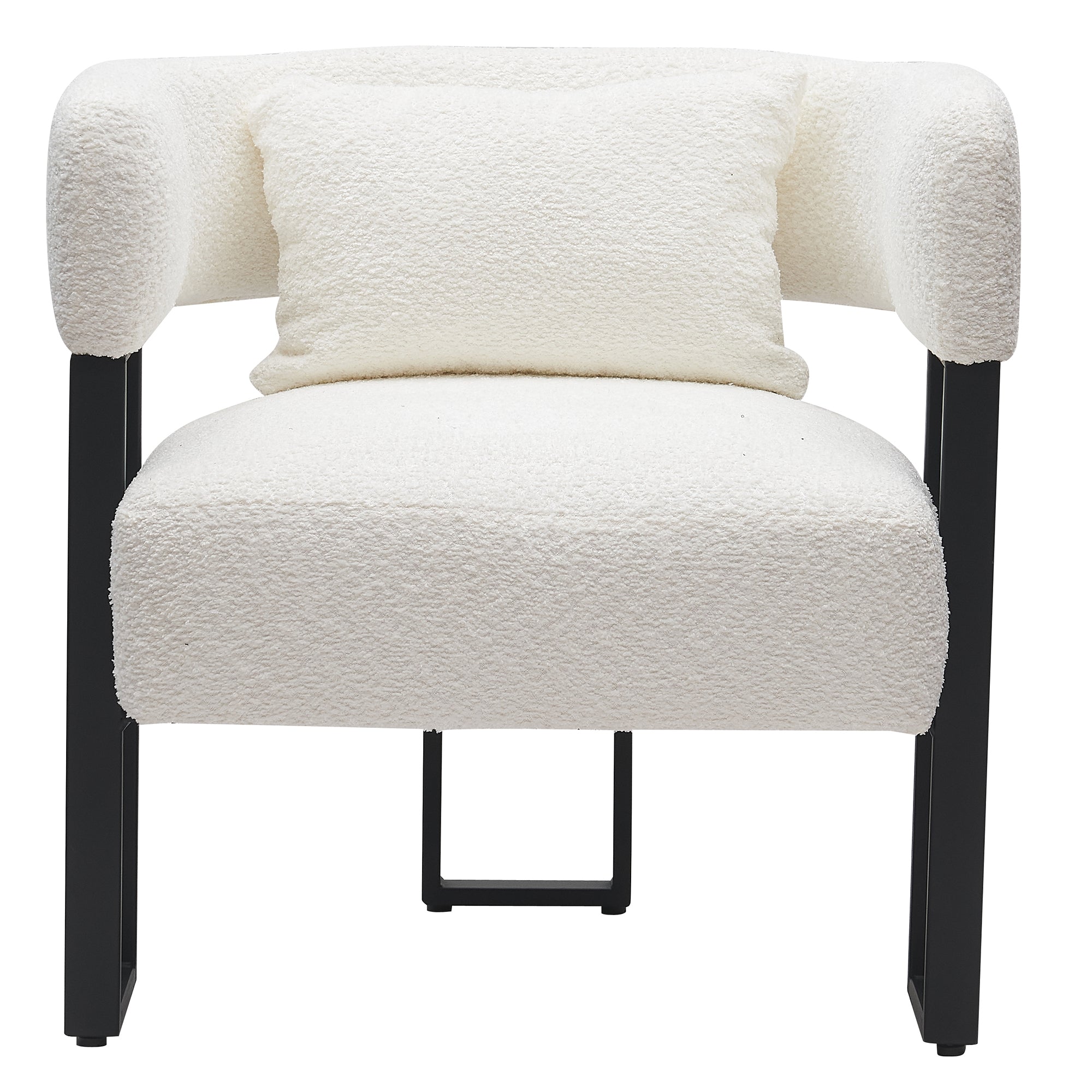 WorldwideSCARLET - ACCENT CHAIR - IVORY