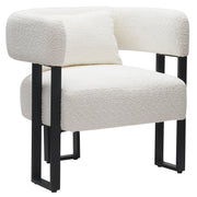 WorldwideSCARLET - ACCENT CHAIR - IVORY