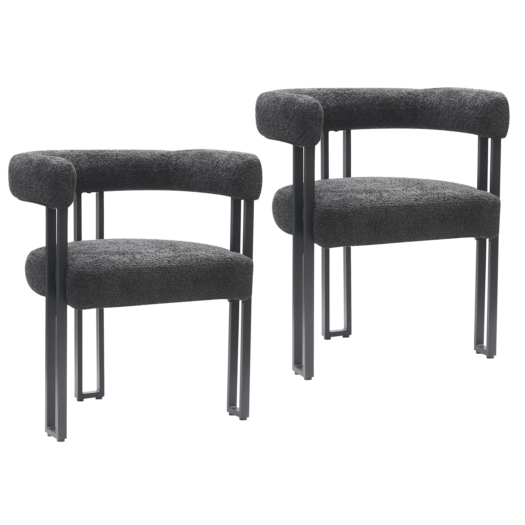 WorldwideSCARLET - DINING CHAIR - CHARCOAL