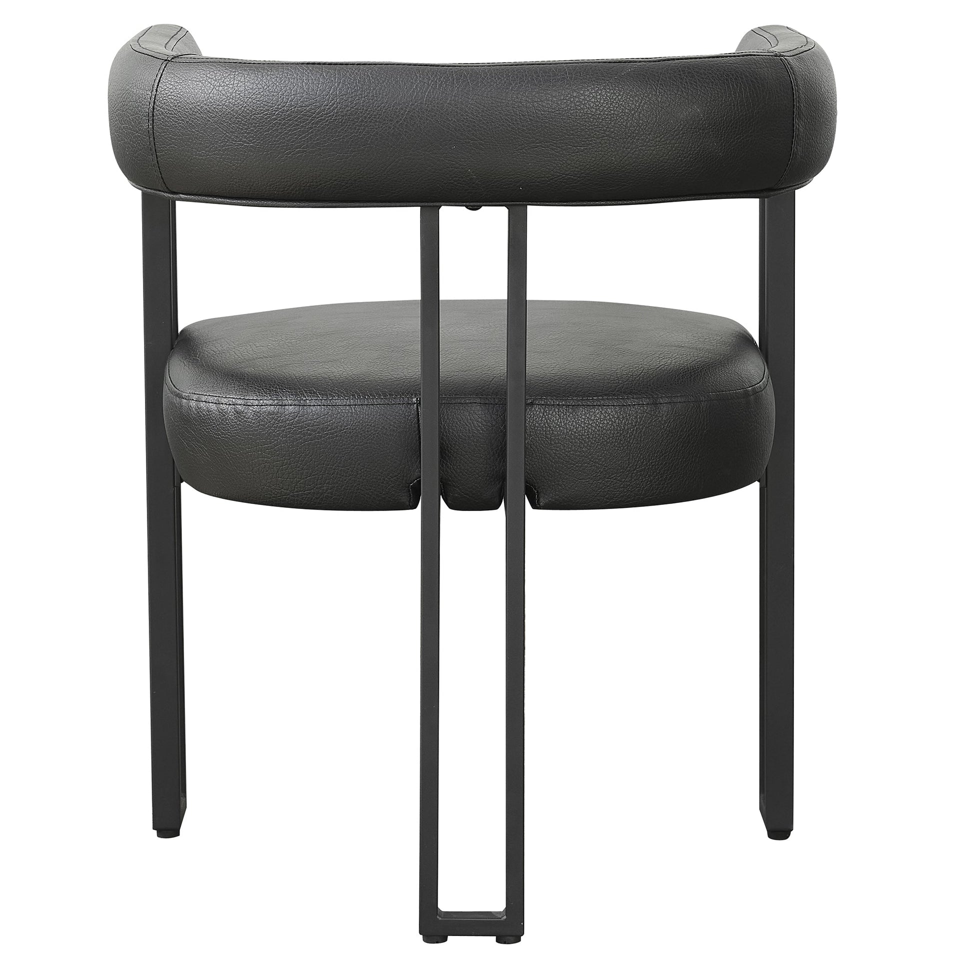 WorldwideSCARLET - DINING CHAIR - PU BLACK