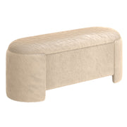 WorldwideSELENE - STORAGE OTTOMAN - DARK BEIGE