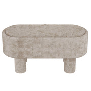 WorldwideSEZRON - STORAGE OTTOMAN BENCH - BEIGE