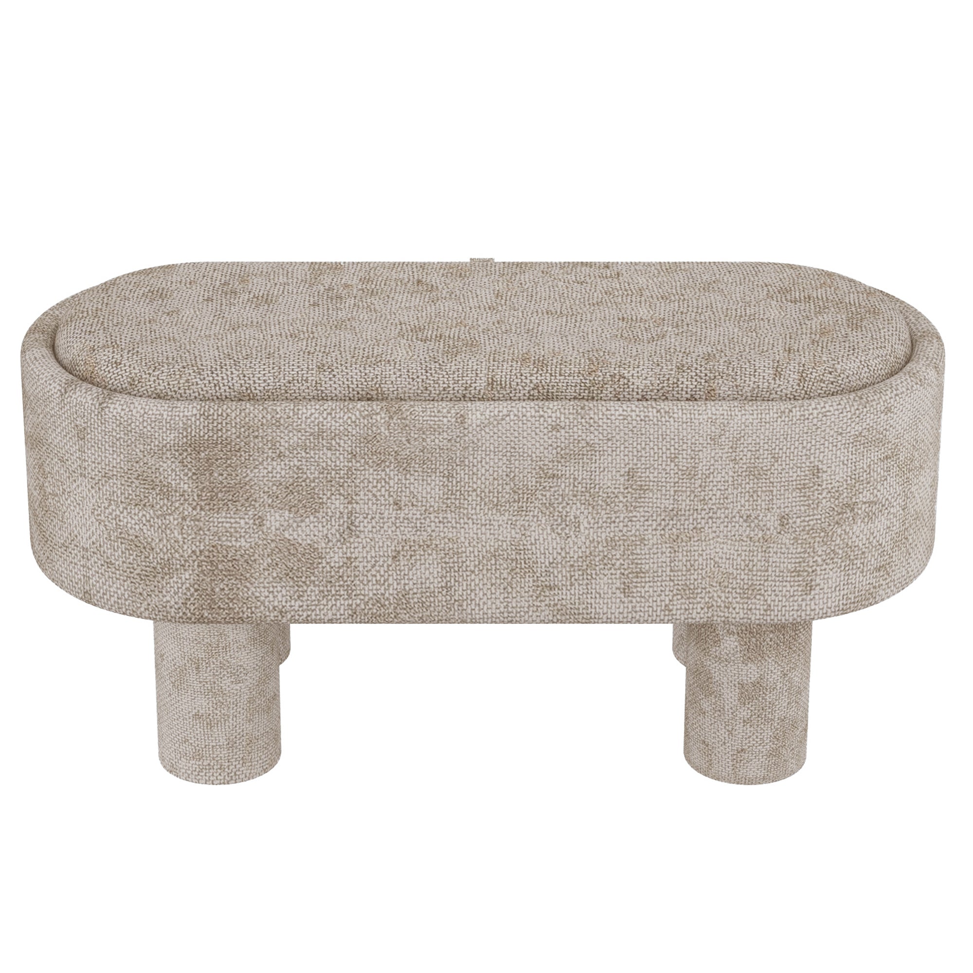 WorldwideSEZRON - STORAGE OTTOMAN BENCH - BEIGE
