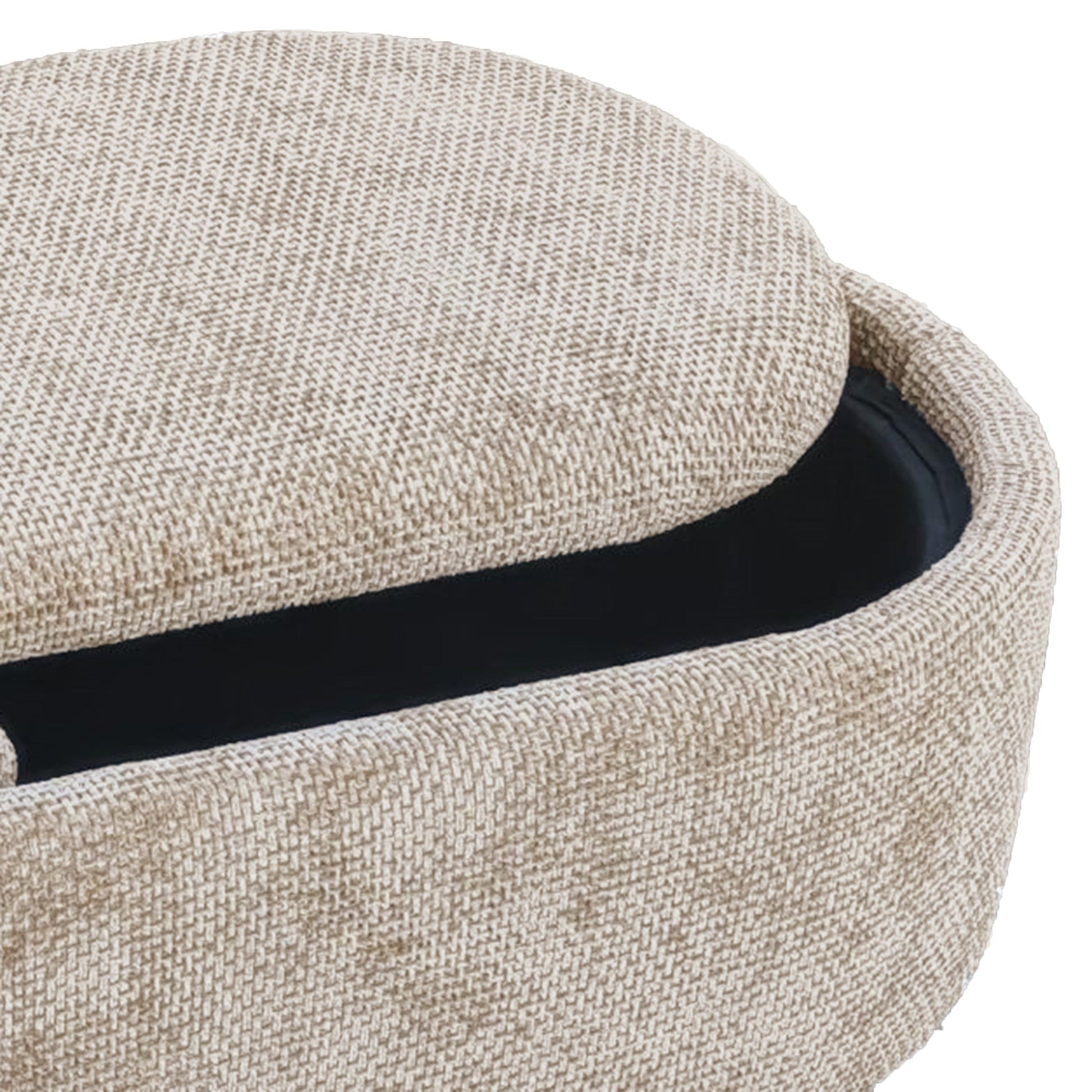 WorldwideSEZRON - STORAGE OTTOMAN BENCH - BEIGE