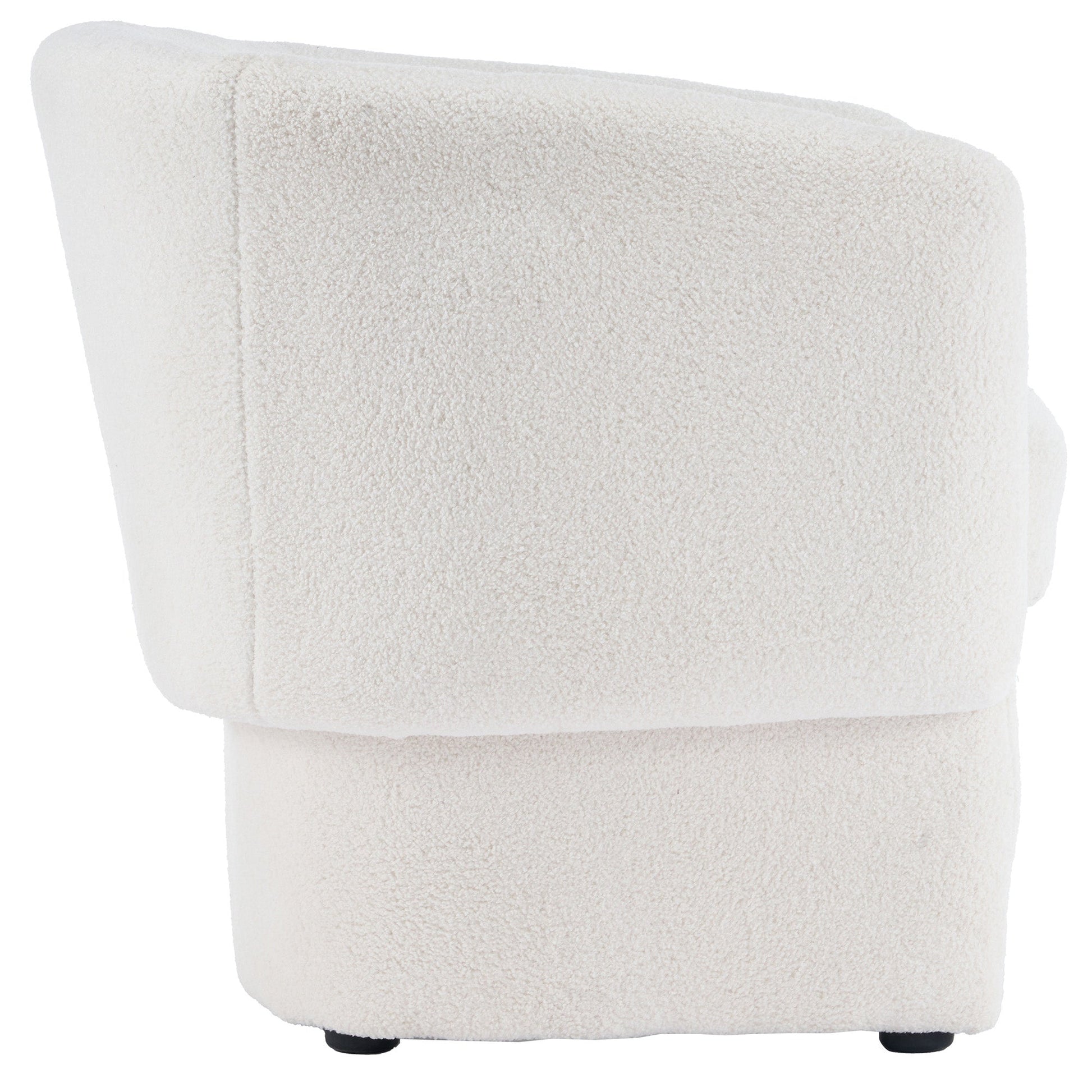 WorldwideSHERI - ACCENT CHAIR - WHITE BOUCLE
