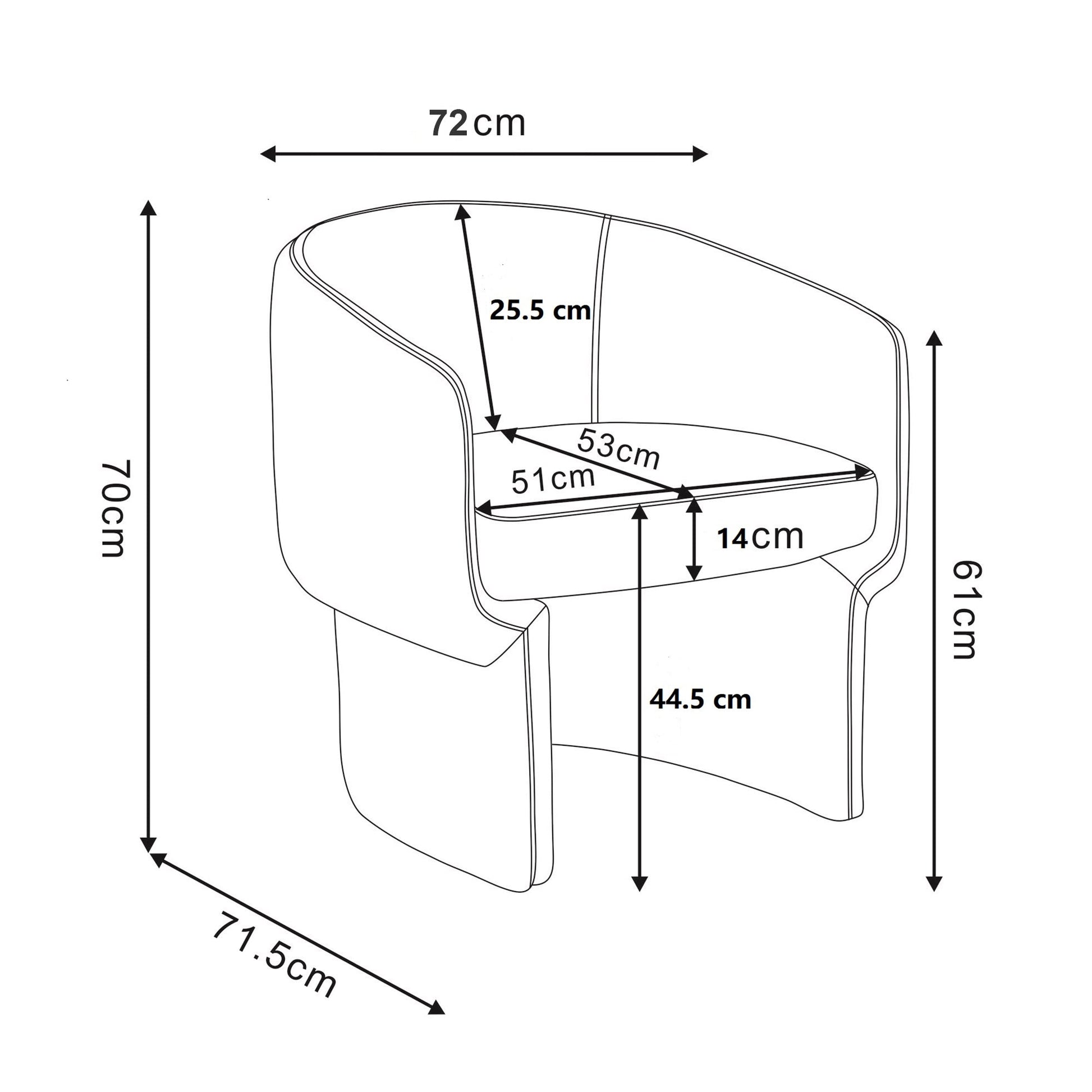 WorldwideSHERI - ACCENT CHAIR - WHITE BOUCLE