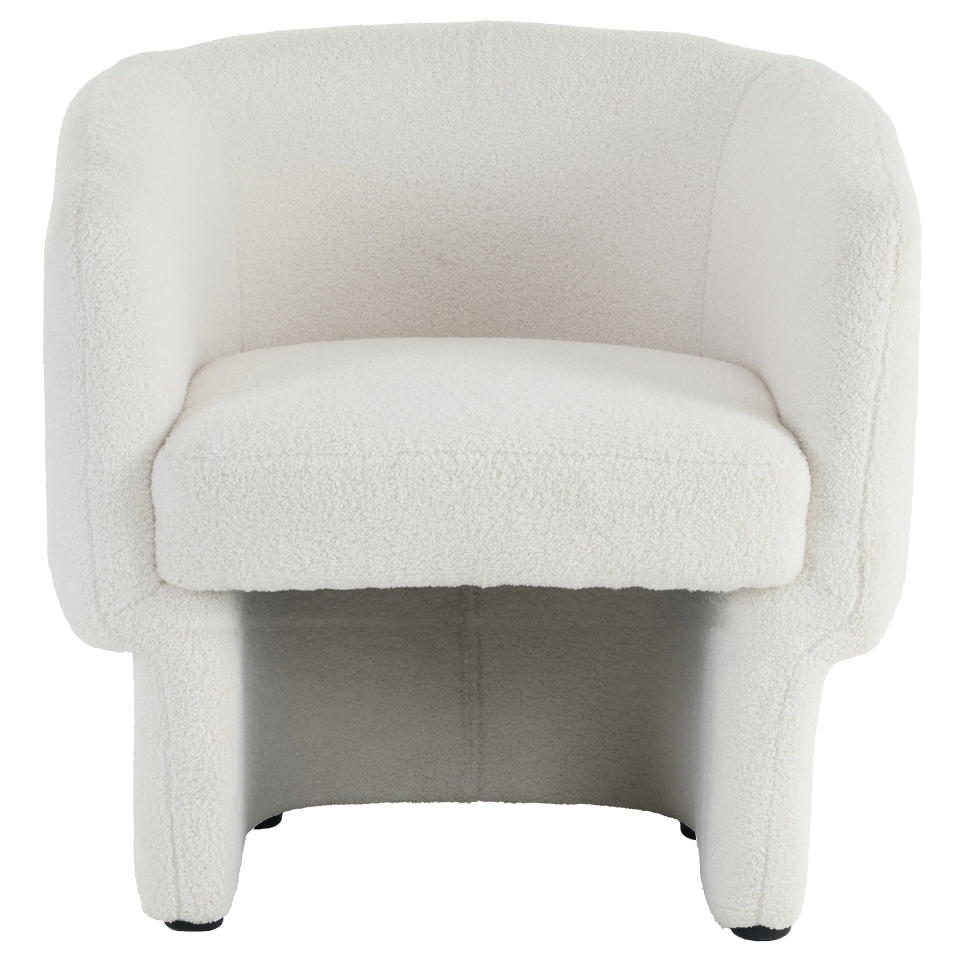 WorldwideSHERI - ACCENT CHAIR - WHITE BOUCLE
