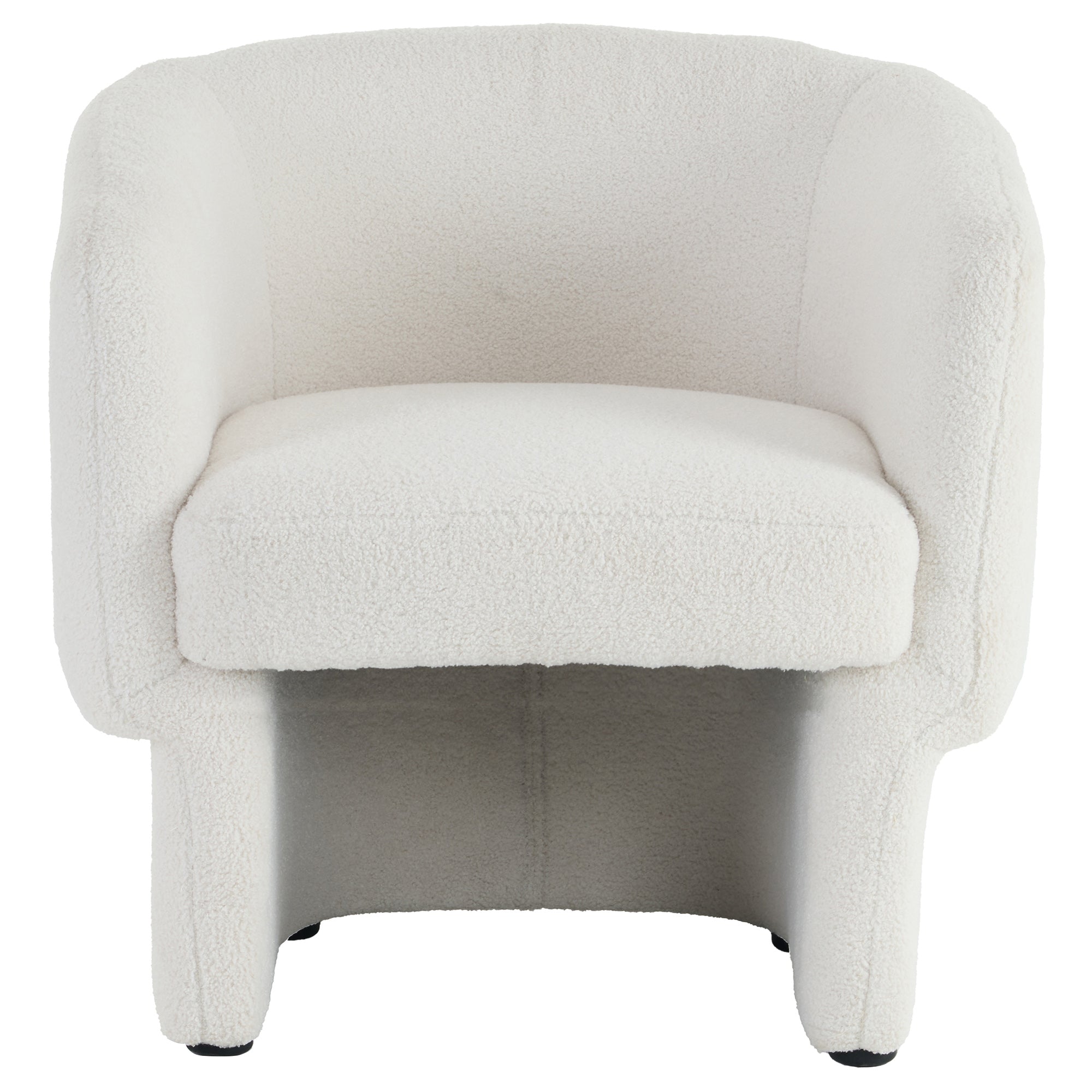 WorldwideSHERI - ACCENT CHAIR - WHITE BOUCLE