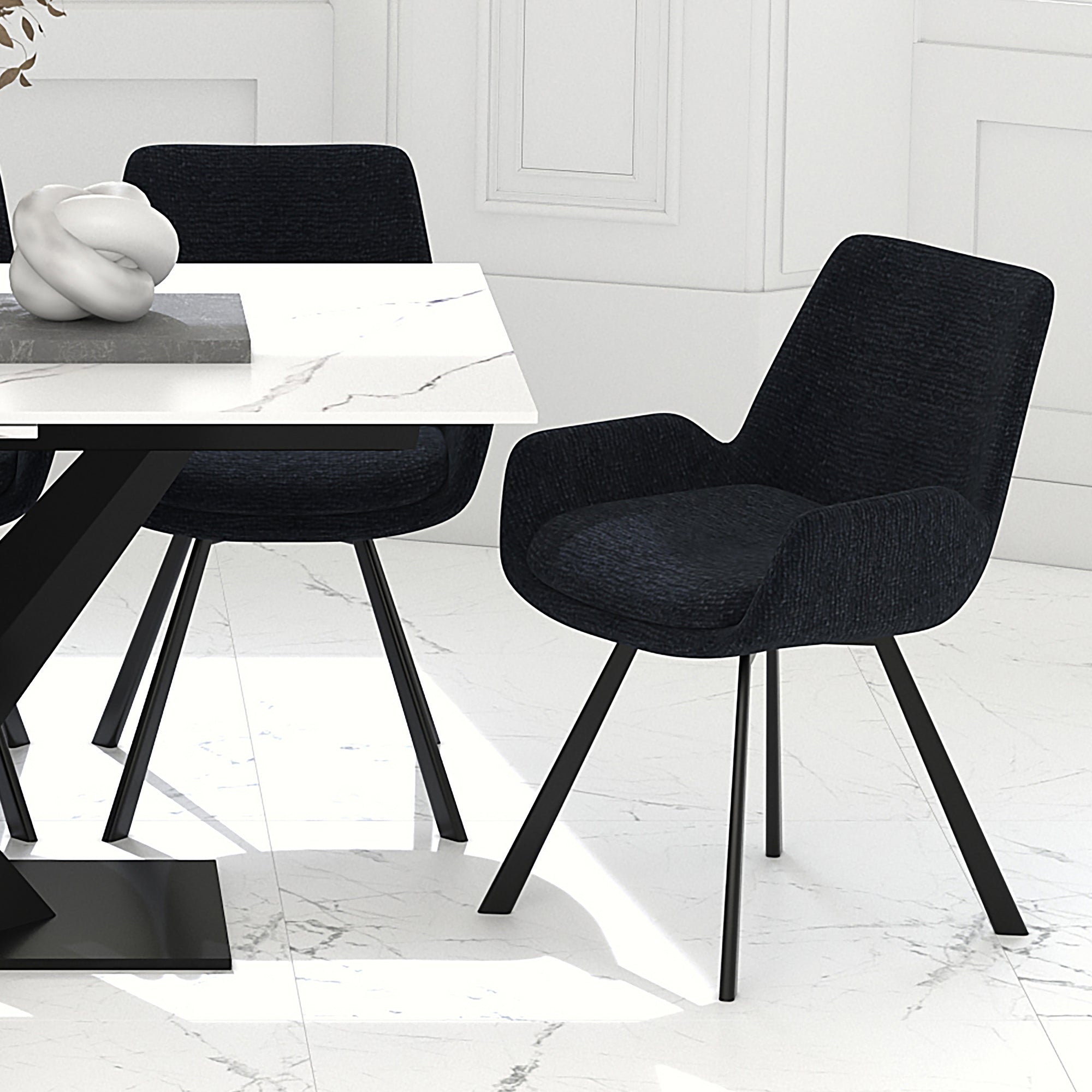 WorldwideSIGNY - DINING CHAIR - BLACK