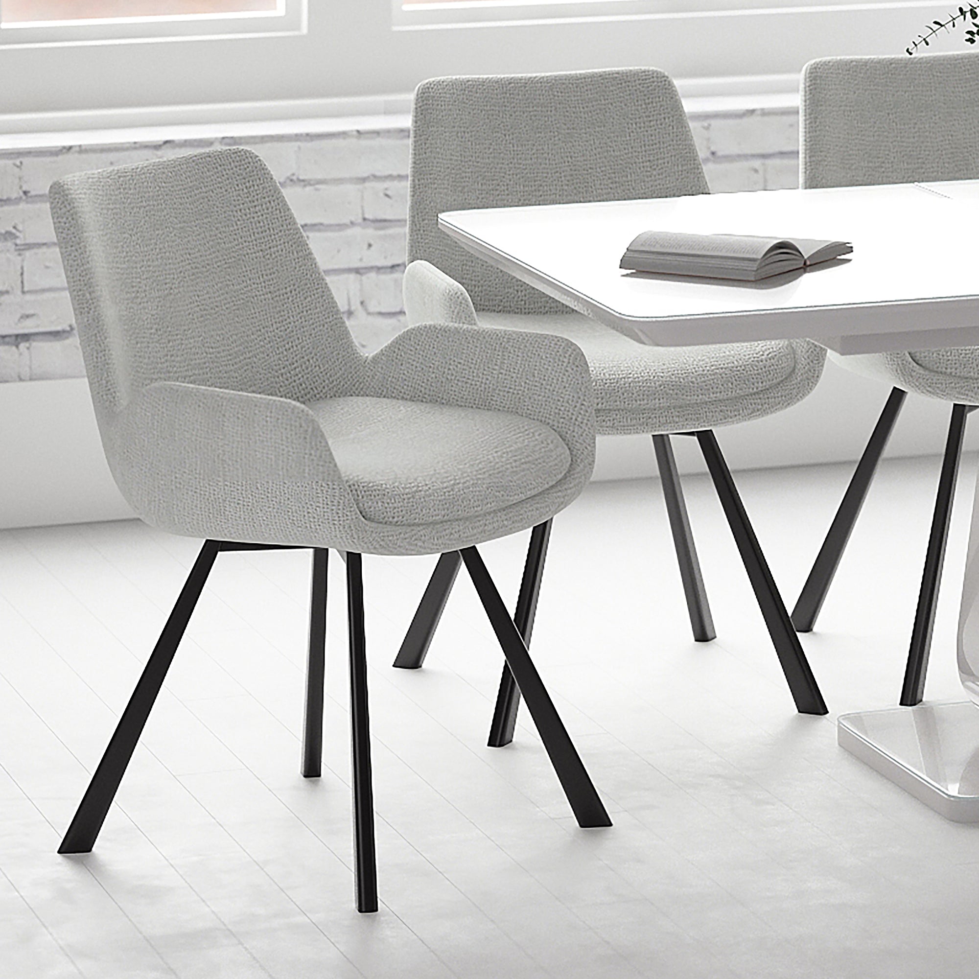WorldwideSIGNY - DINING CHAIR - LIGHT GREY