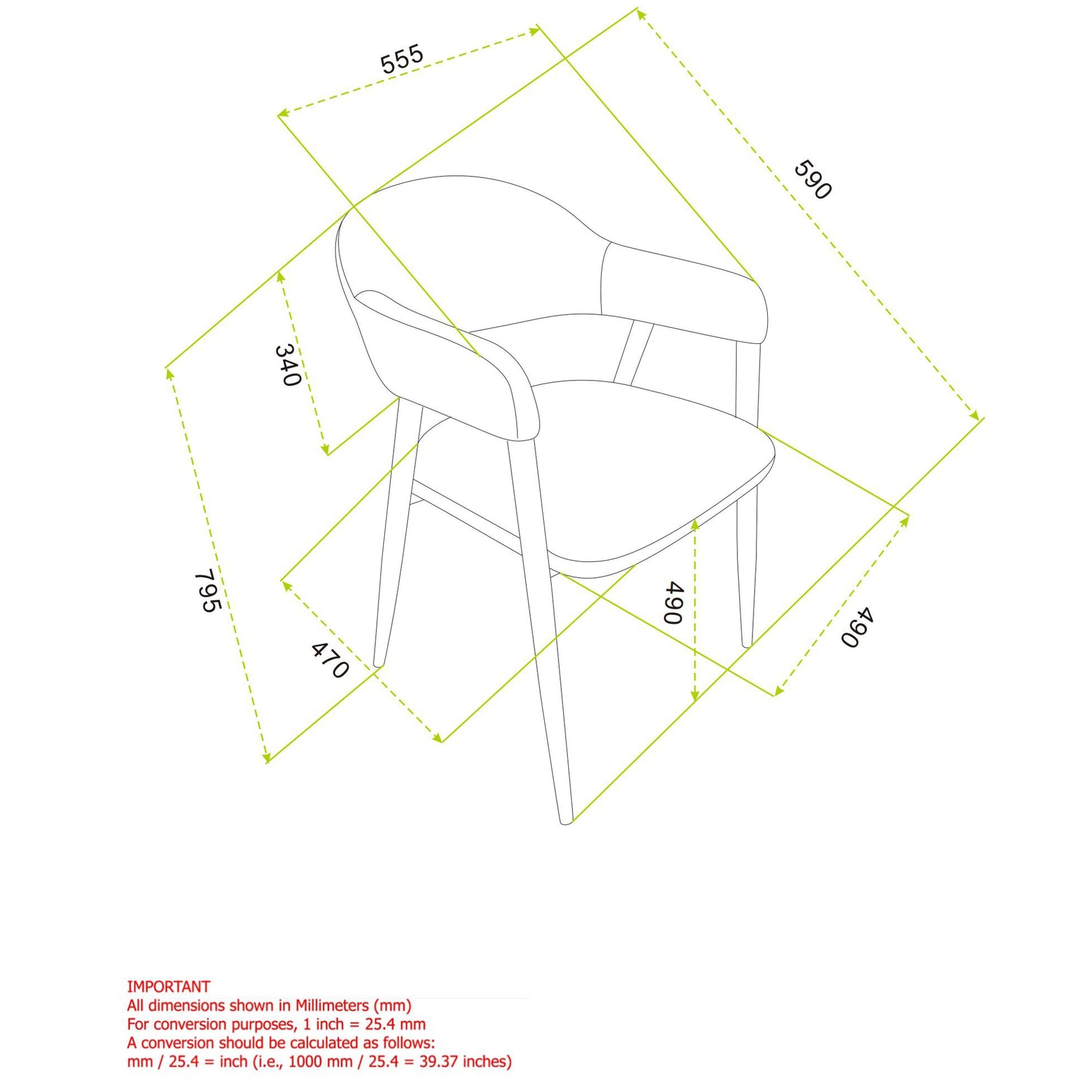 WorldwideSTARK BK_ARCHER CH - 7PC DINING SET
