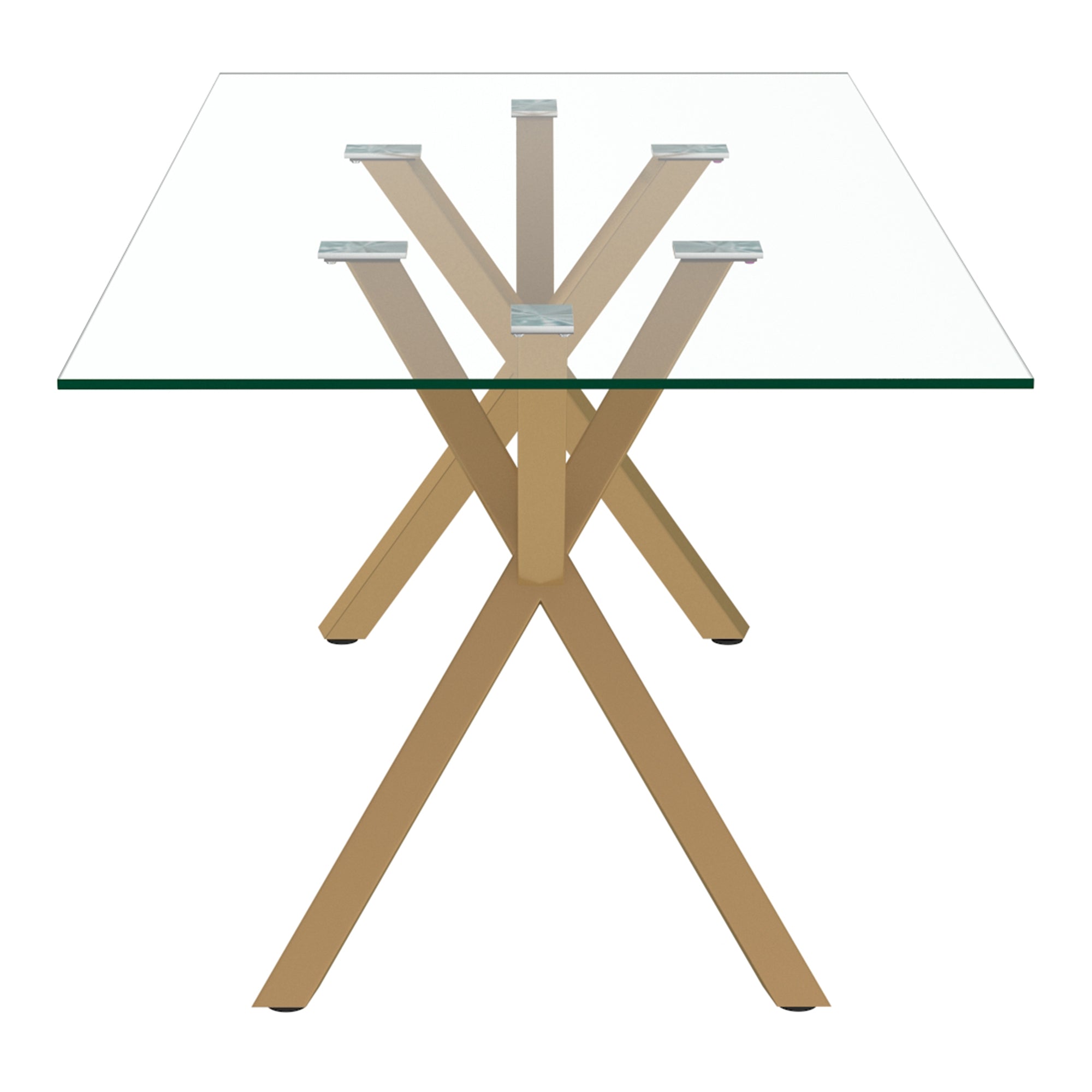 WorldwideSTARK - DINING TABLE - AGED GOLD