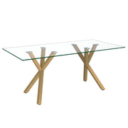 WorldwideSTARK - DINING TABLE - AGED GOLD