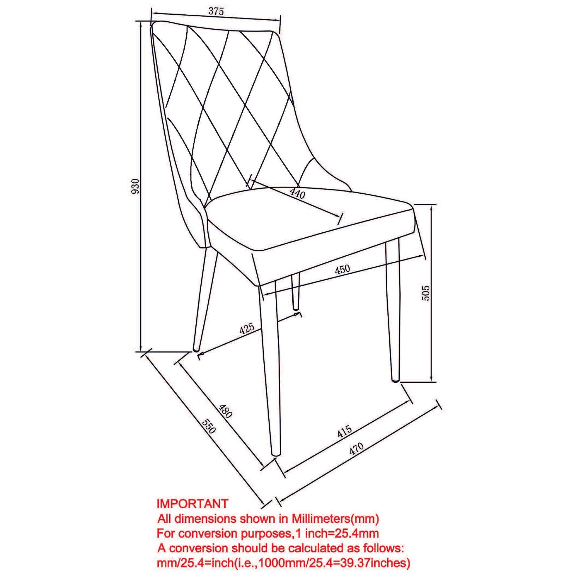 WorldwideSTARK GL_ANTOINE LG - 7PC DINING SET