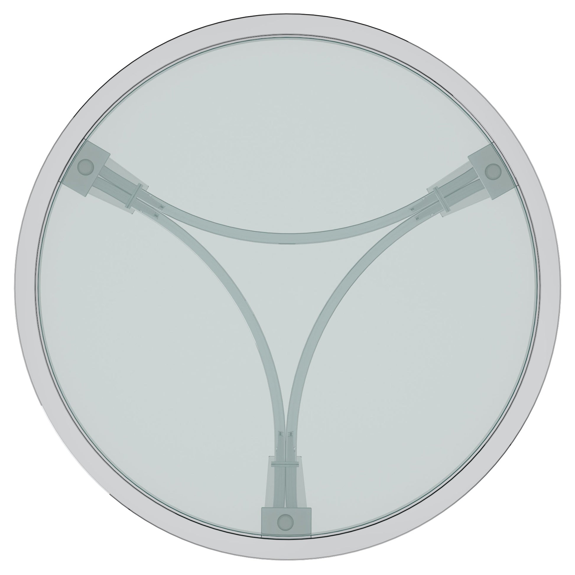 WorldwideSTRATA - ACCENT TABLE - CHROME