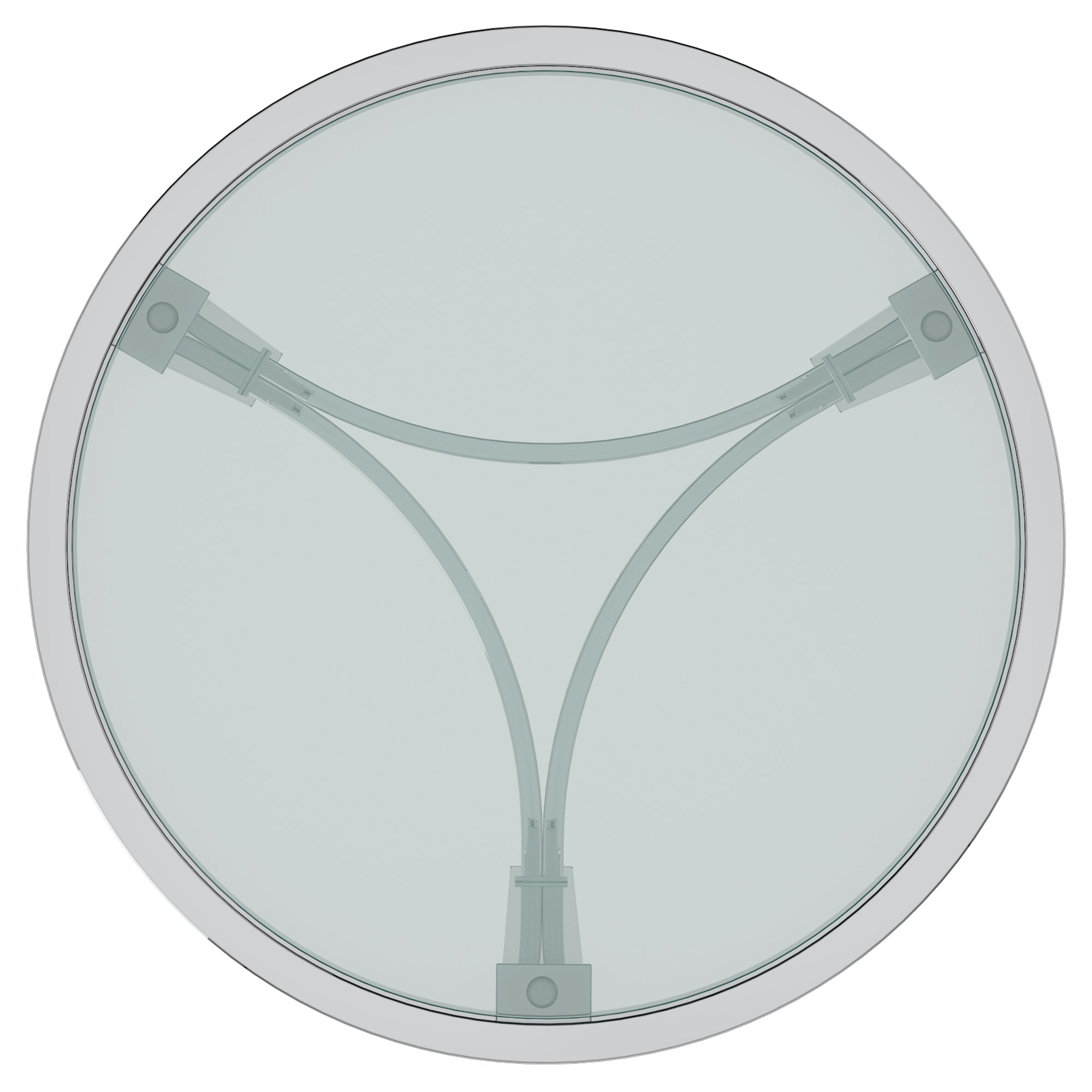 WorldwideSTRATA - ACCENT TABLE - CHROME