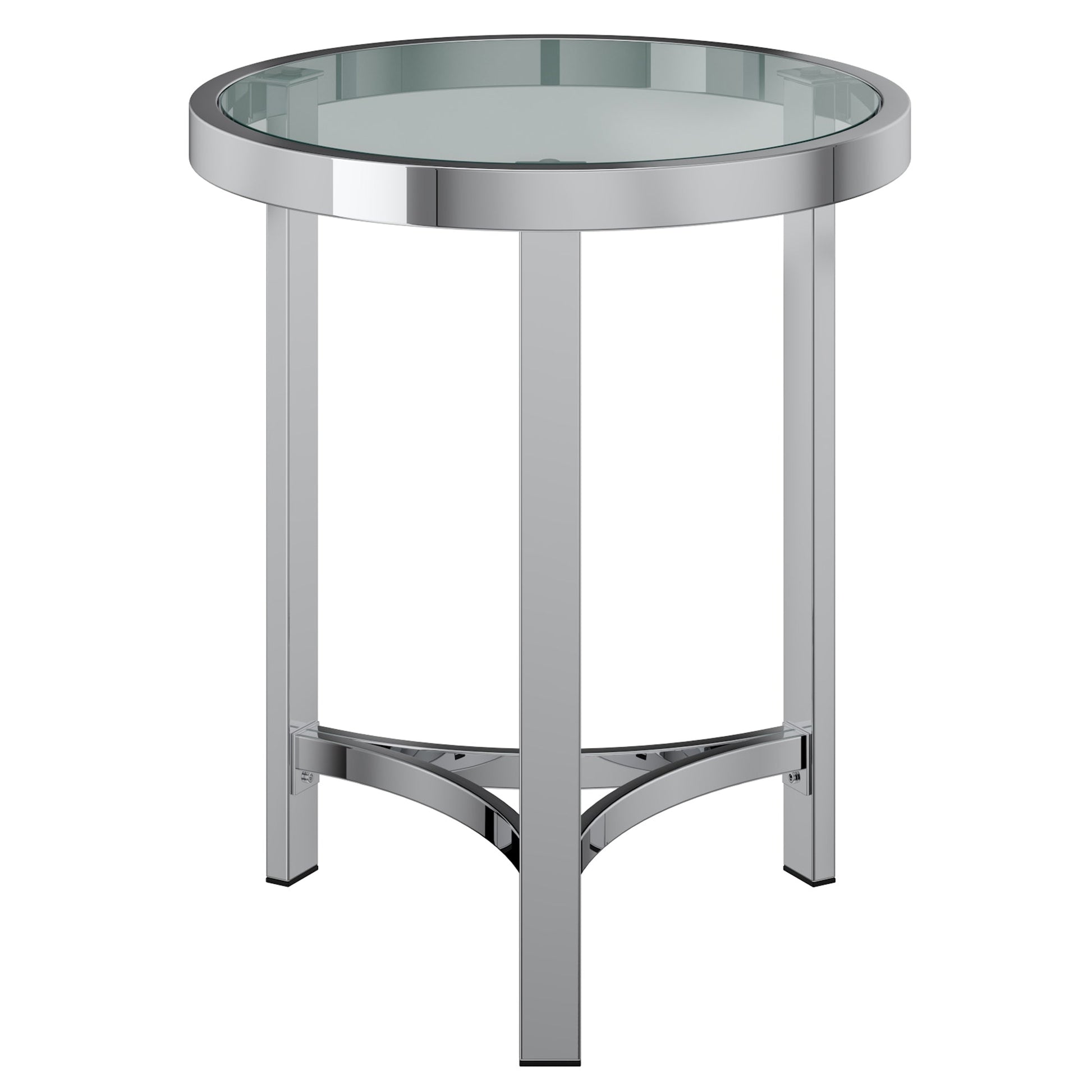 WorldwideSTRATA - ACCENT TABLE - CHROME