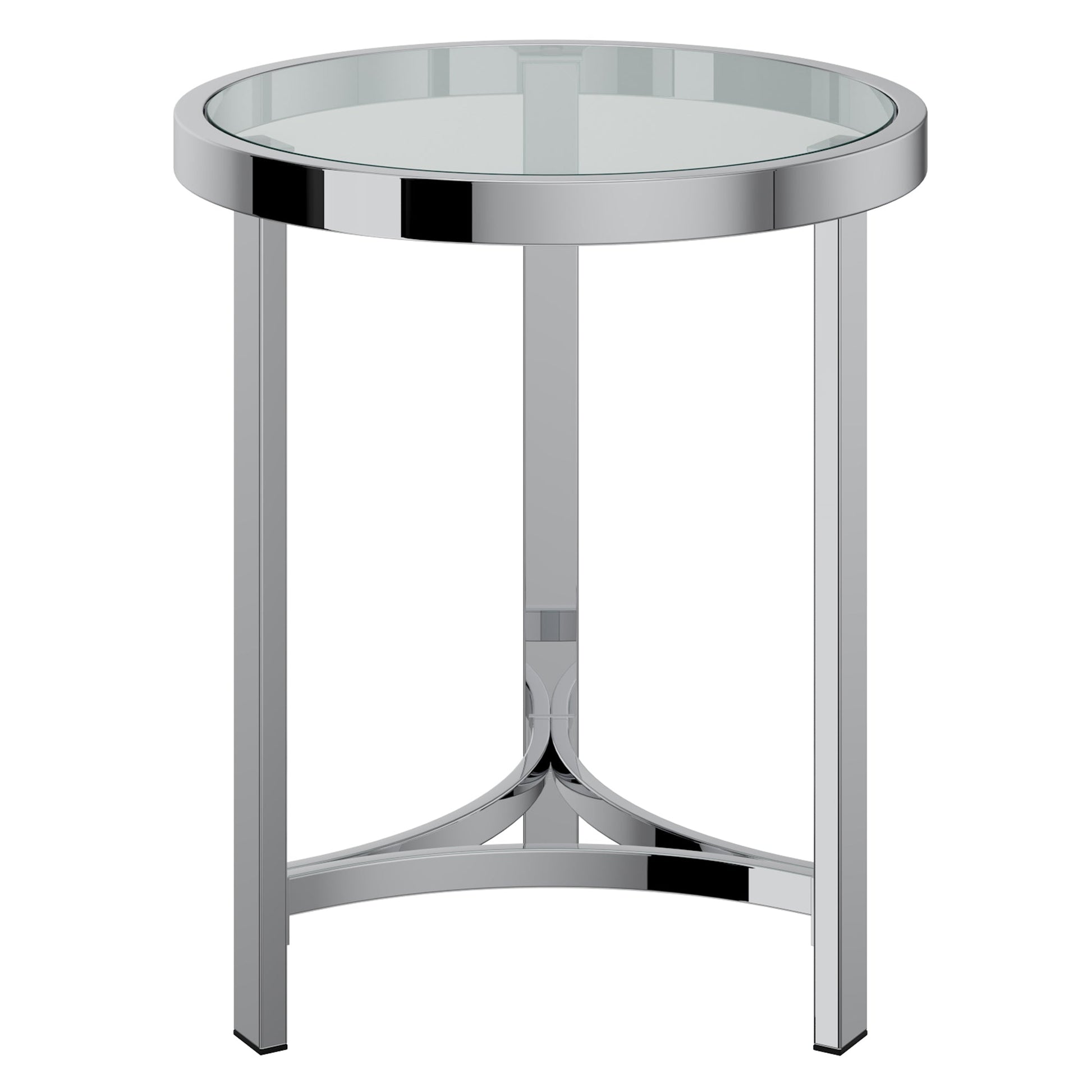 WorldwideSTRATA - ACCENT TABLE - CHROME