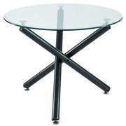 WorldwideSUZETTE - DINING TABLE, 40"dia - BLACK