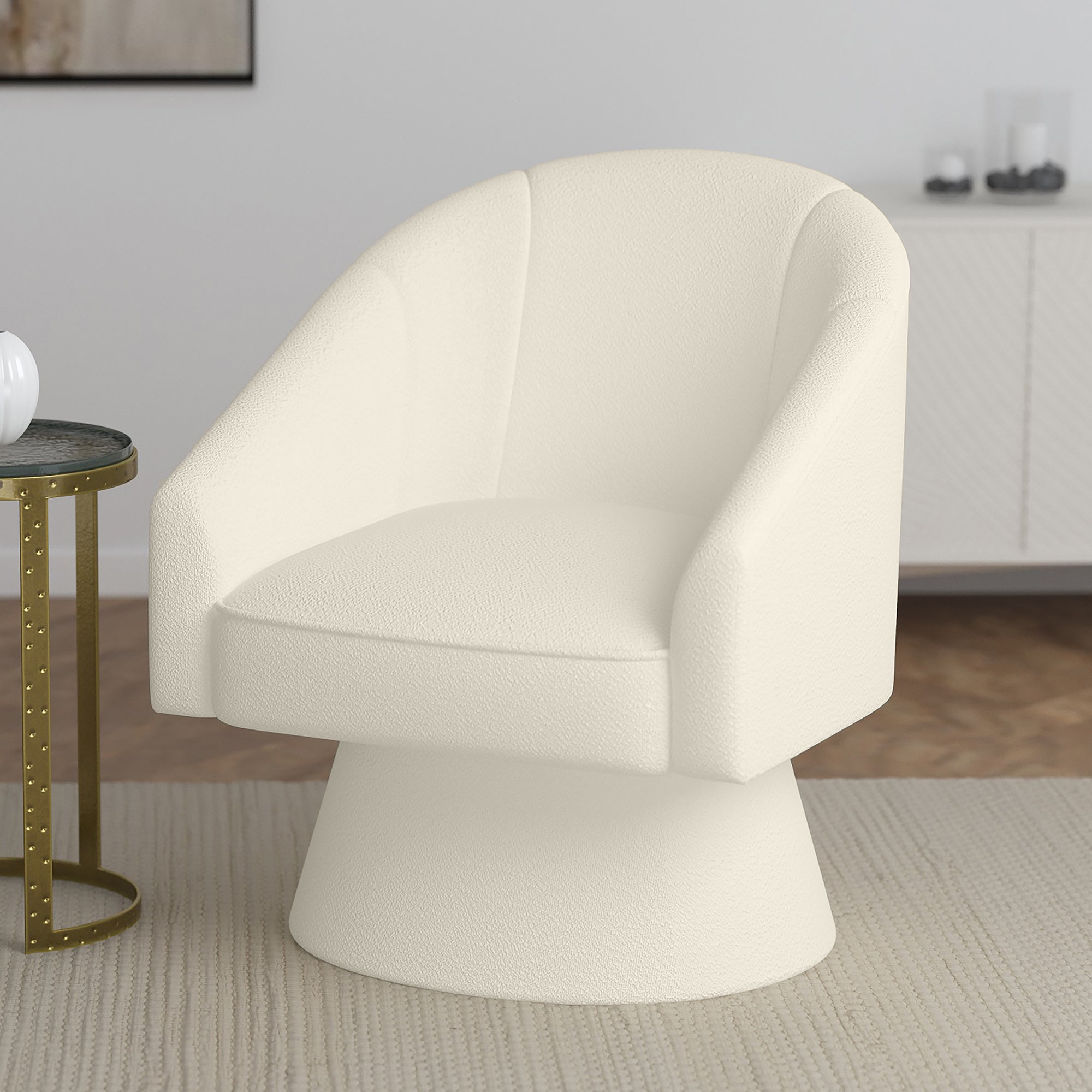 WorldwideTILSY - ACCENT CHAIR - IVORY