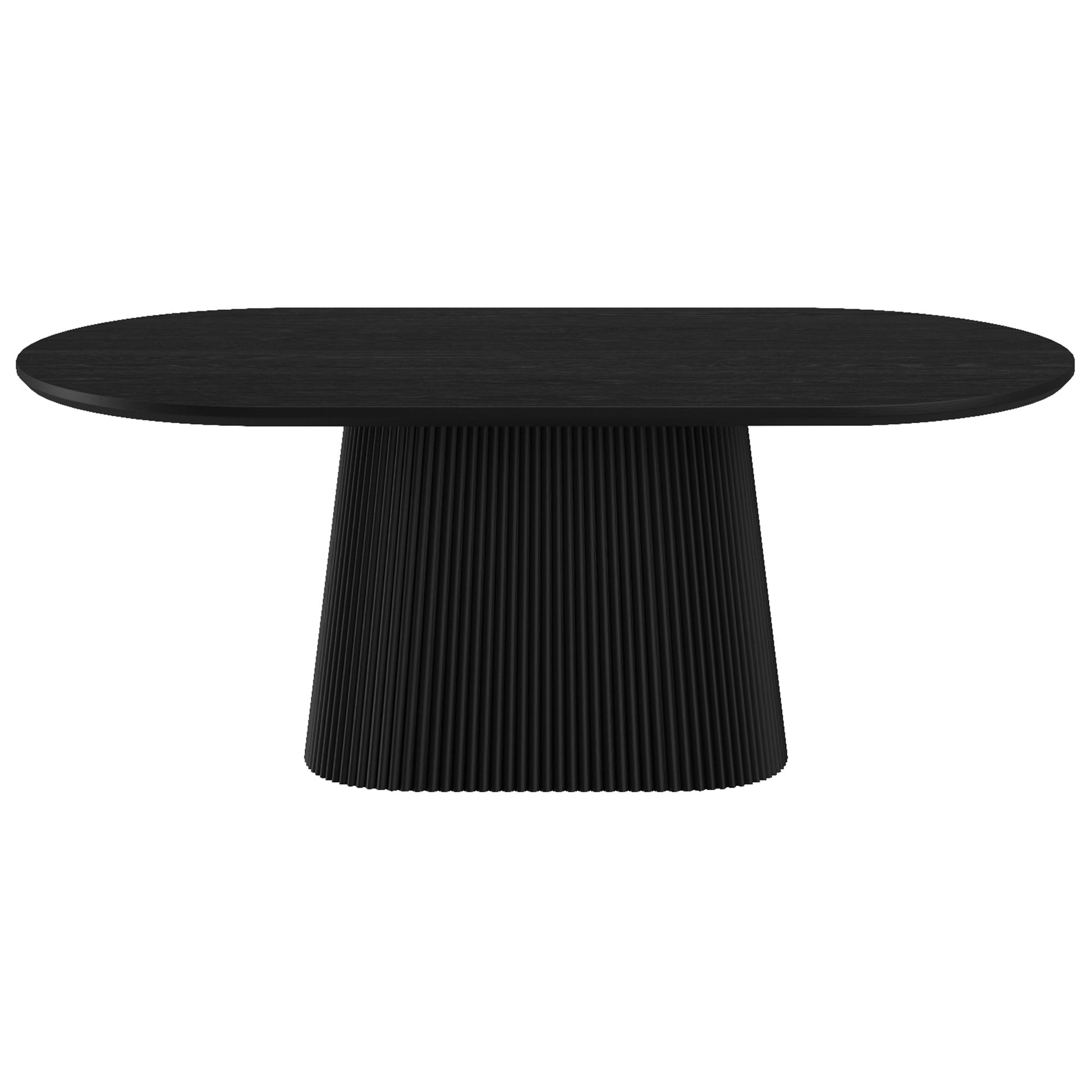 WorldwideTOVAS - OVAL DINING TABLE - BLACK