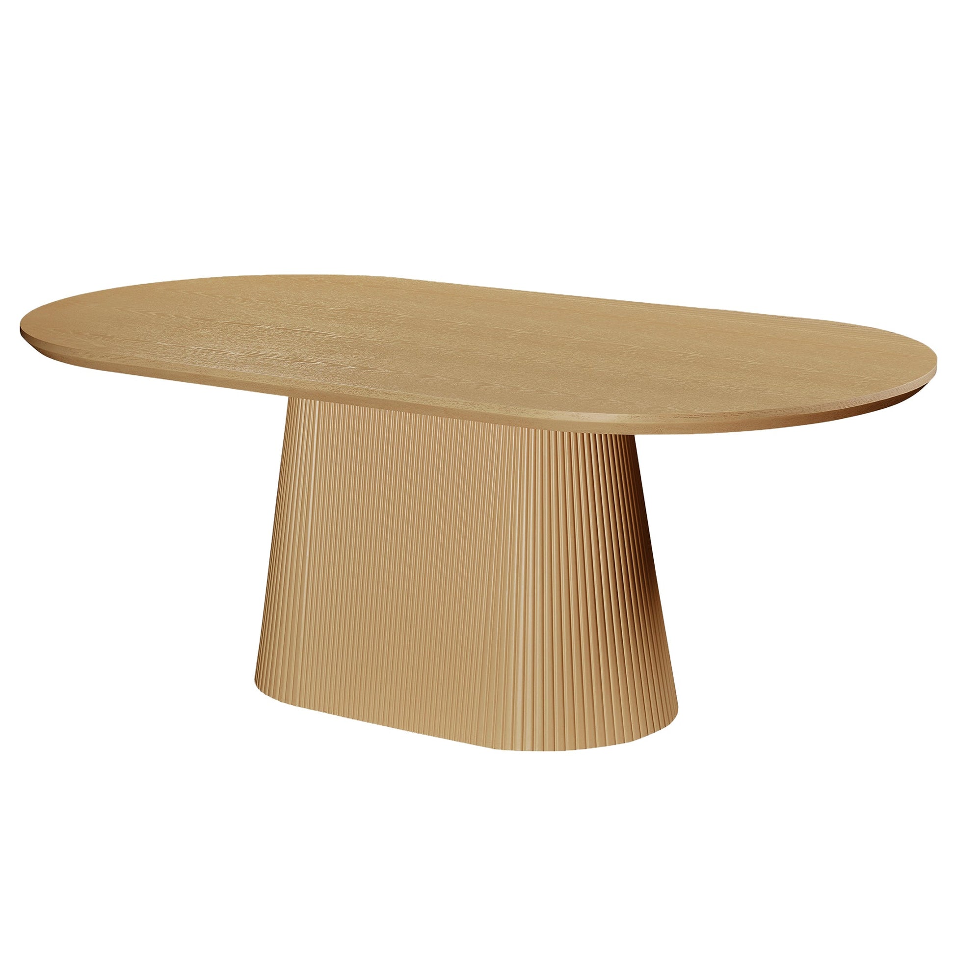 WorldwideTOVAS - OVAL DINING TABLE - NATURAL