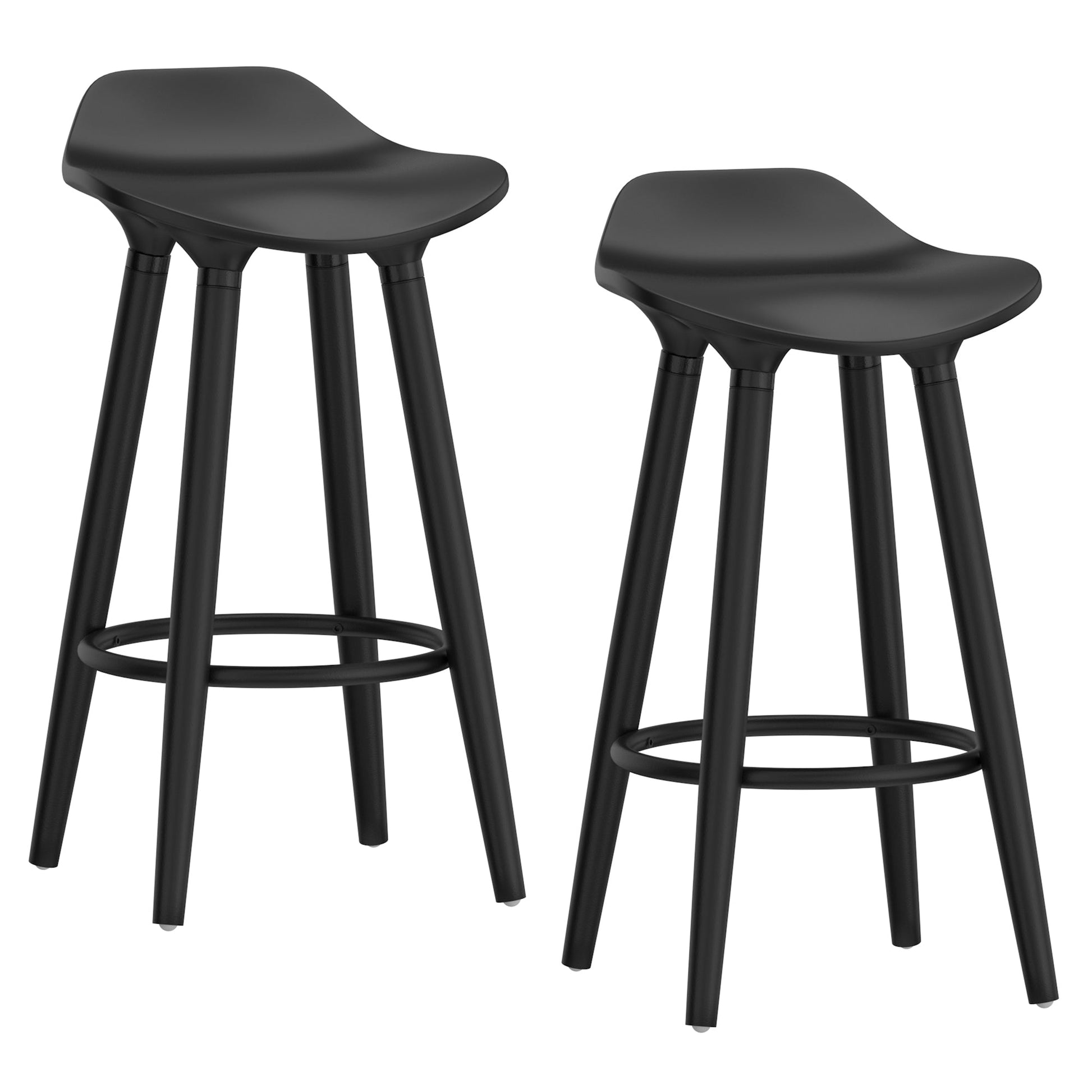 WorldwideTREX - 26" COUNTER STOOL - BLACK