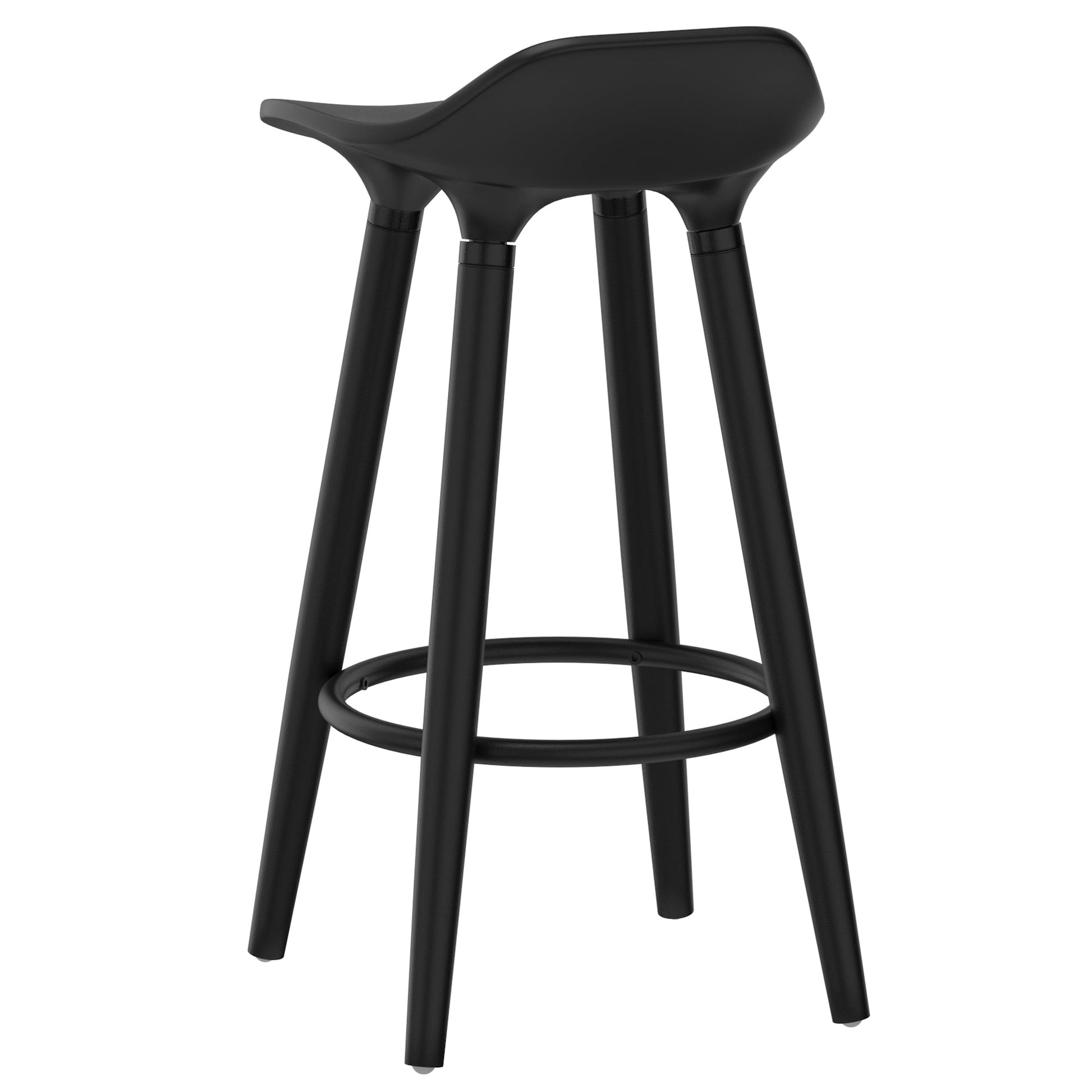 WorldwideTREX - 26" COUNTER STOOL - BLACK