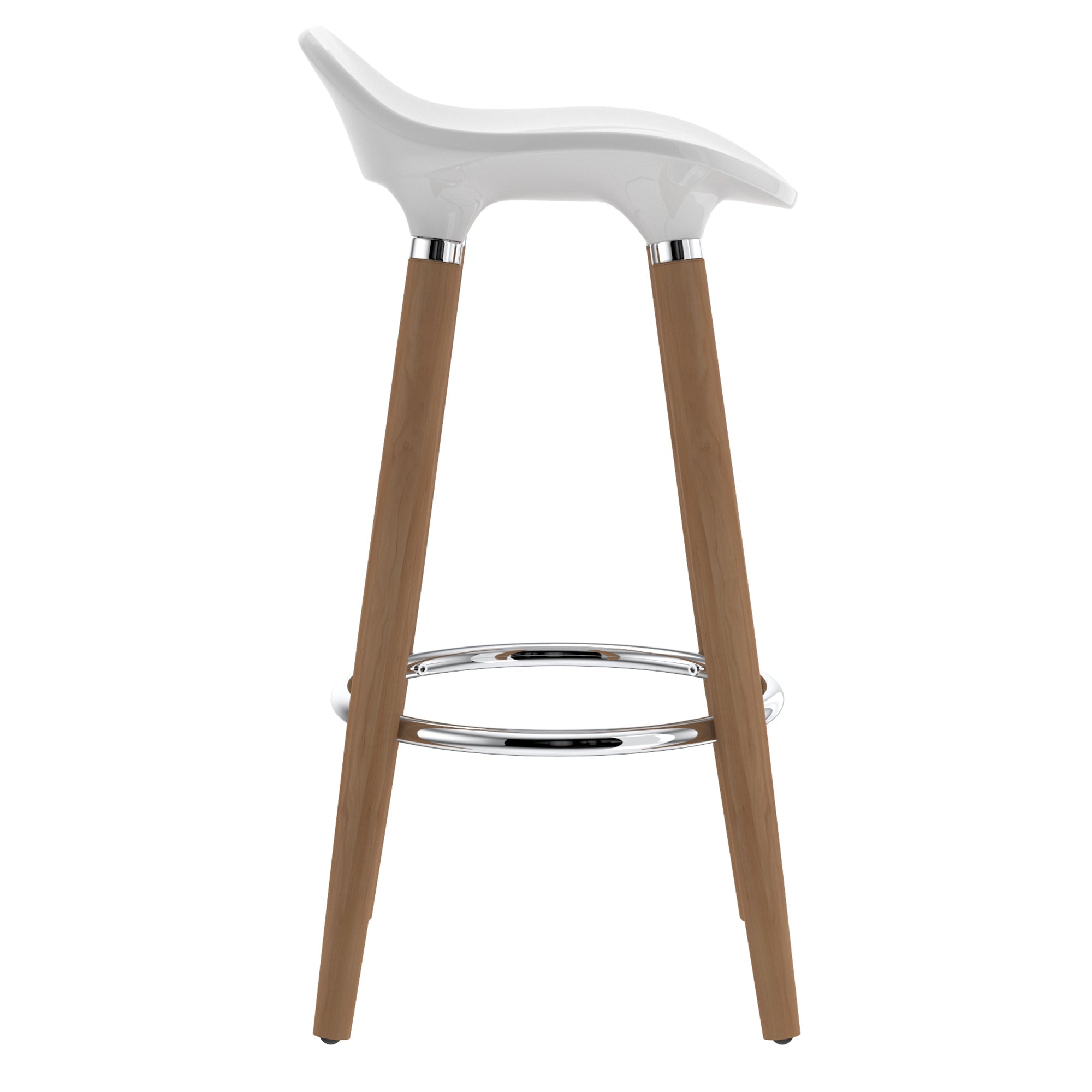 WorldwideTREX - 26" COUNTER STOOL - WHITE