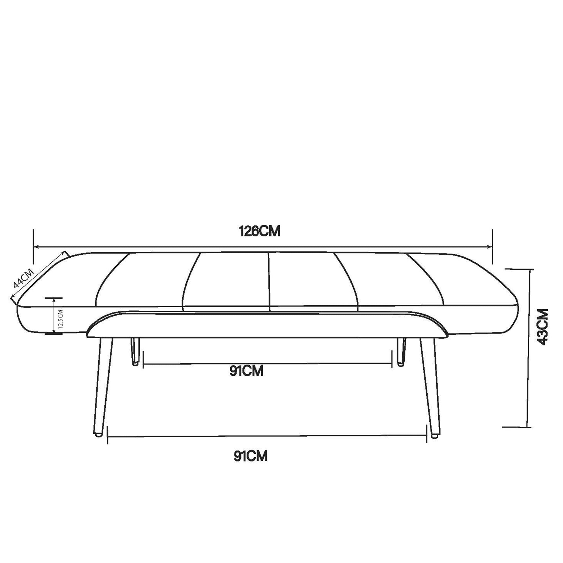WorldwideUMBER - BENCH - BLACK