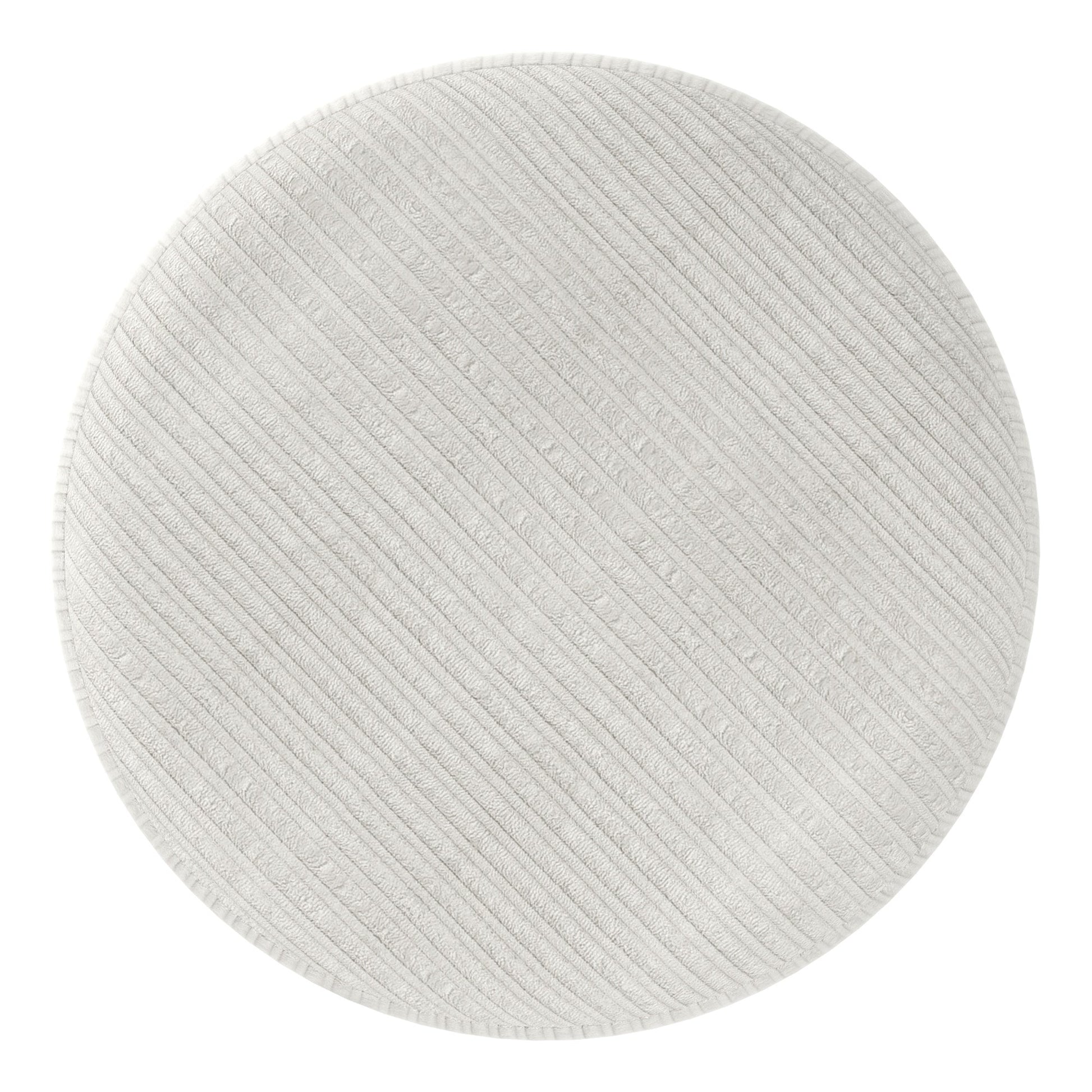WorldwideWILLO - ROUND OTTOMAN - IVORY