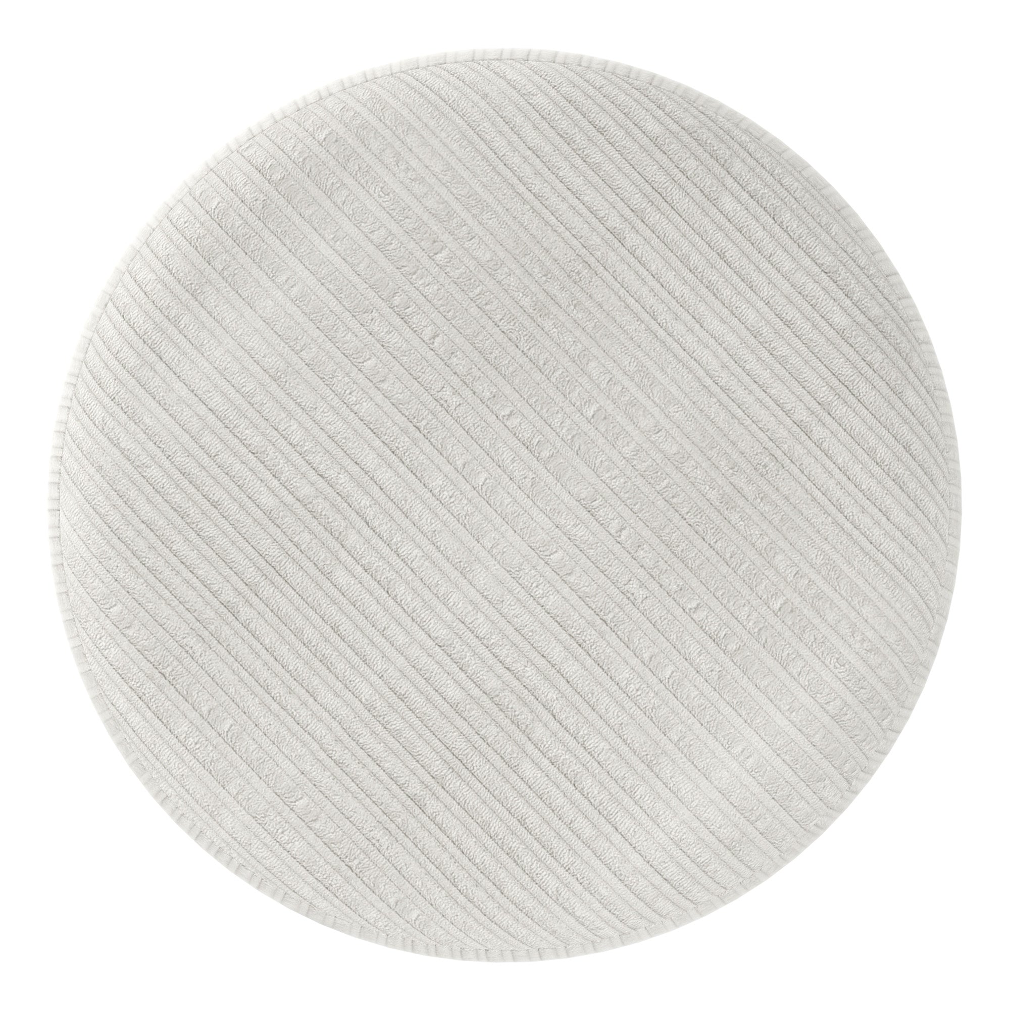 WorldwideWILLO - ROUND OTTOMAN - IVORY