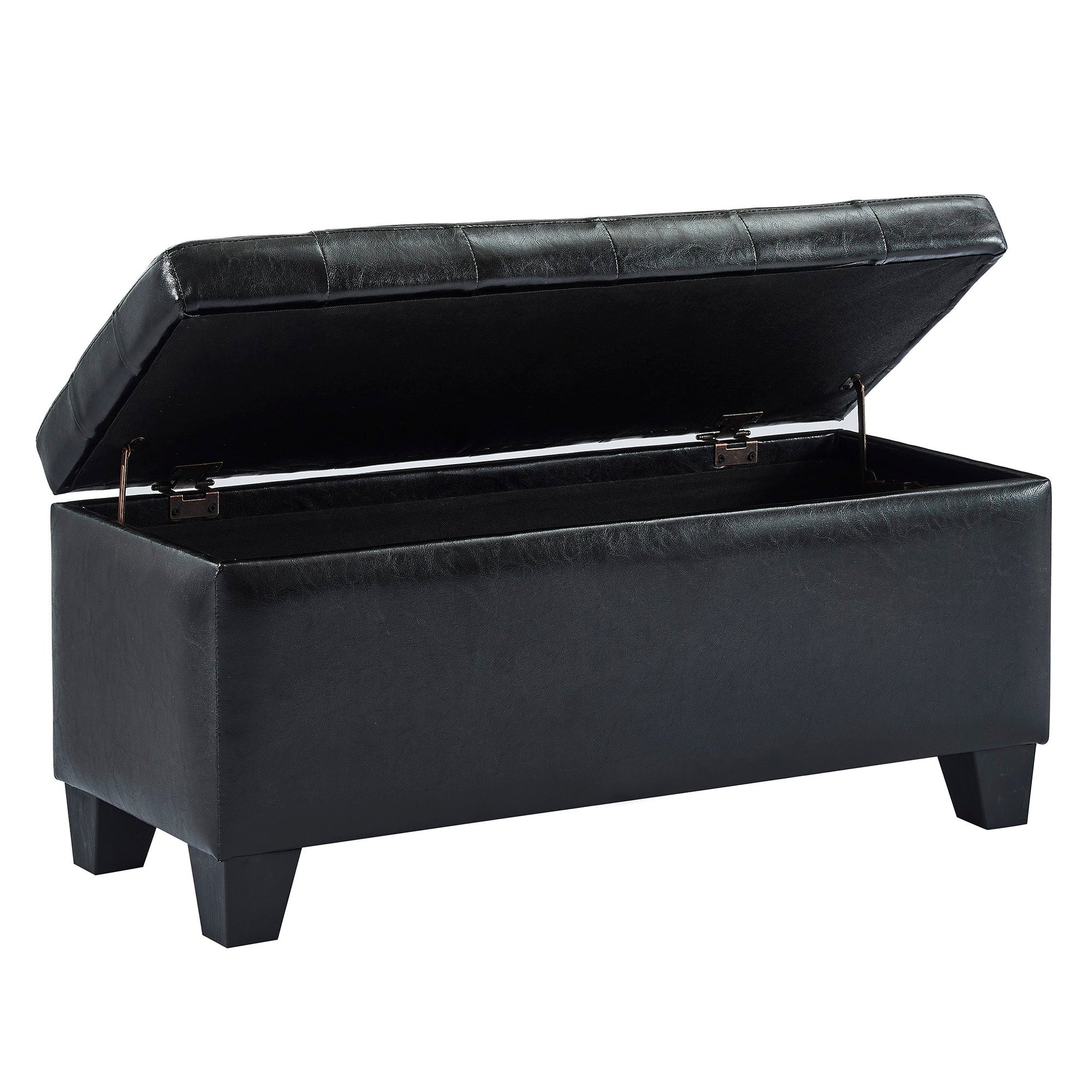 WorldwideWINSTON - STORAGE OTTOMAN - BLACK