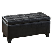 WorldwideWINSTON - STORAGE OTTOMAN - BLACK