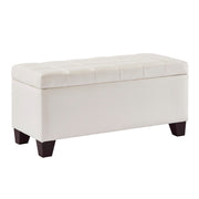 WorldwideWINSTON - STORAGE OTTOMAN - WHITE