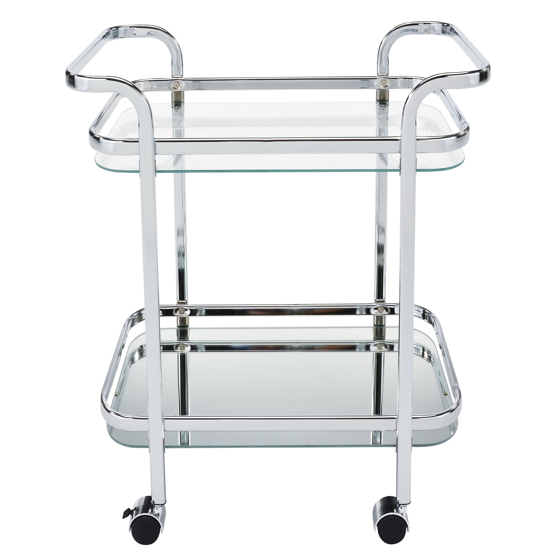 WorldwideZEDD - 2 - TIER BAR CART - CHROME