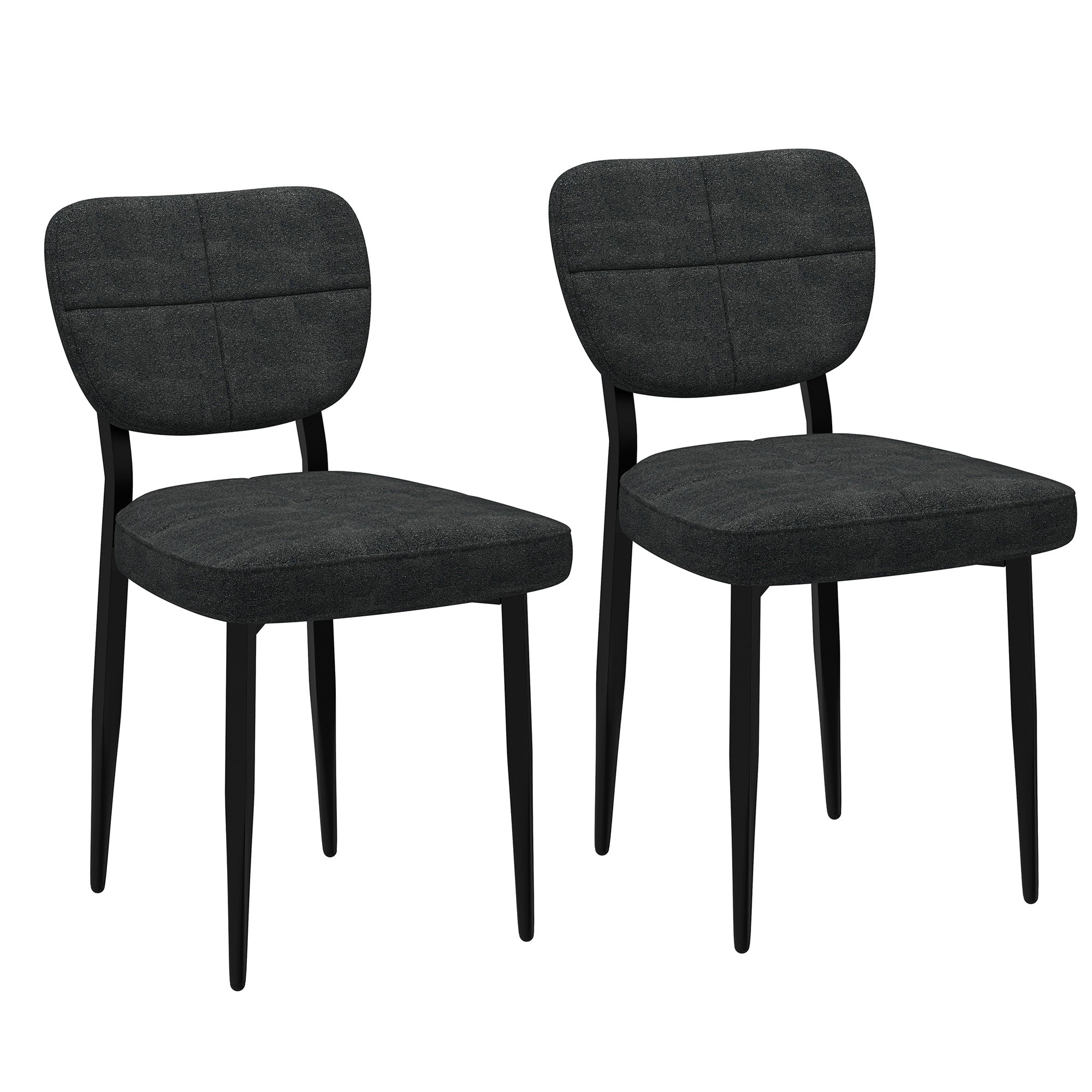 WorldwideZEKE - SIDE CHAIR - CHARCOAL
