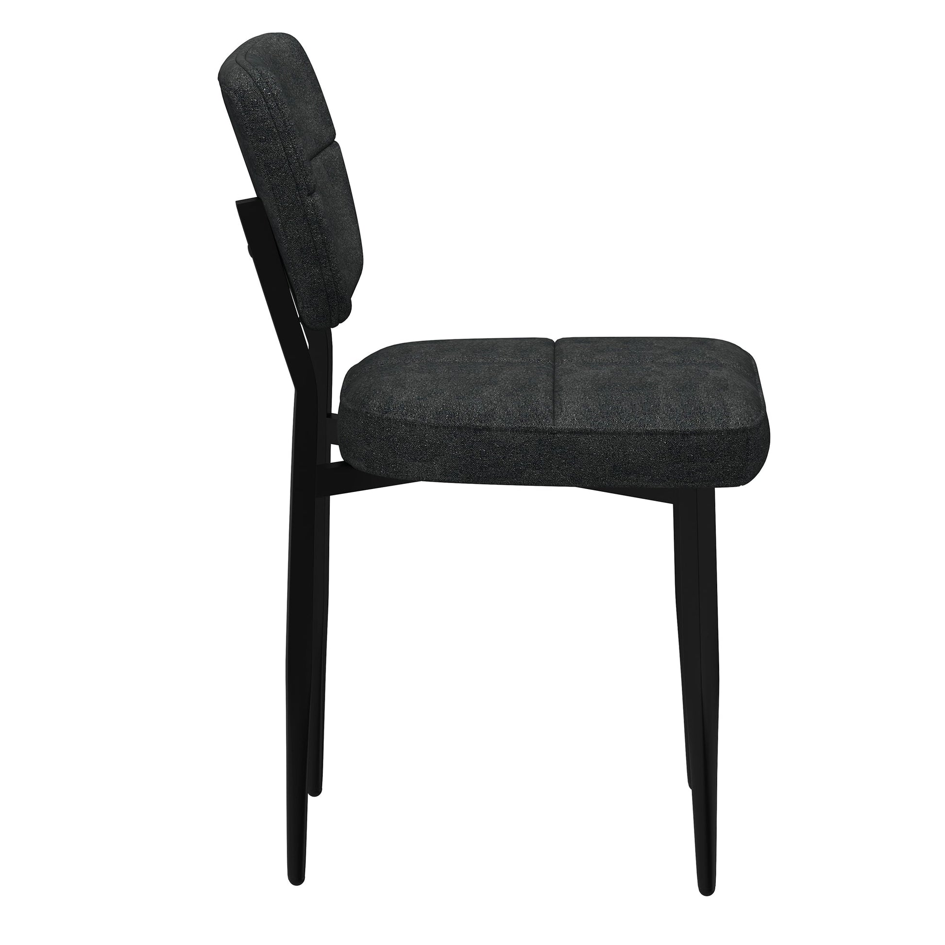 WorldwideZEKE - SIDE CHAIR - CHARCOAL