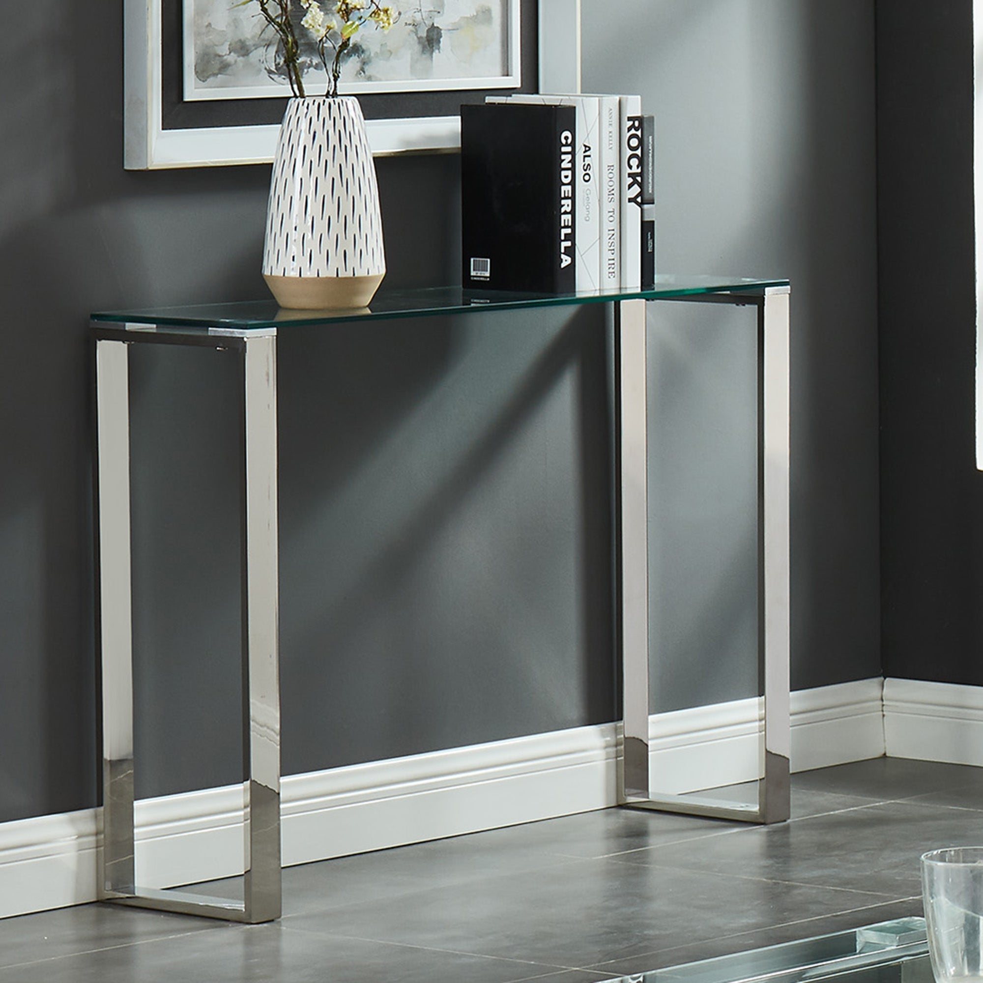 WorldwideZEVON - CONSOLE/DESK - SILVER