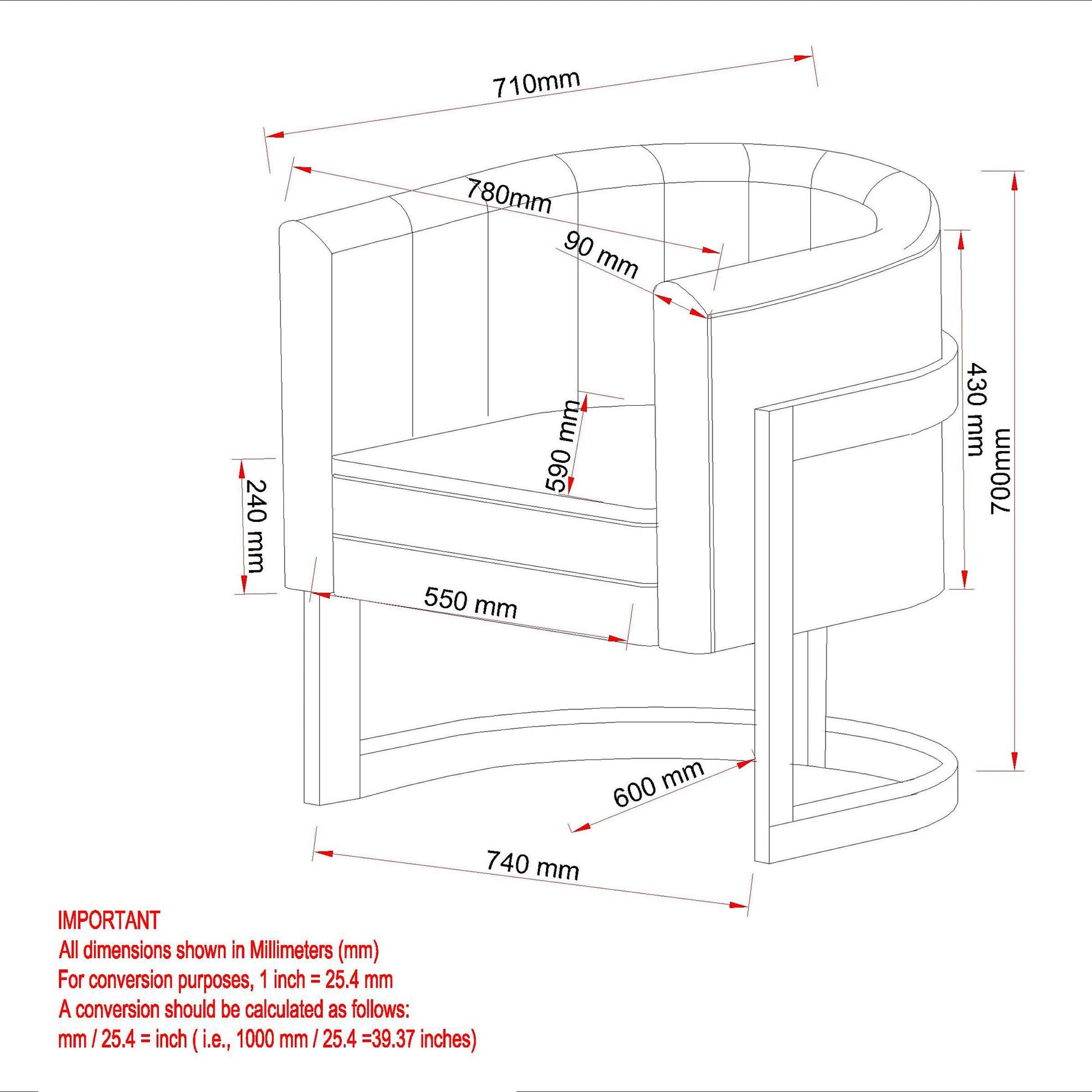 WorldwideZHURI - ACCENT CHAIR - IVORY