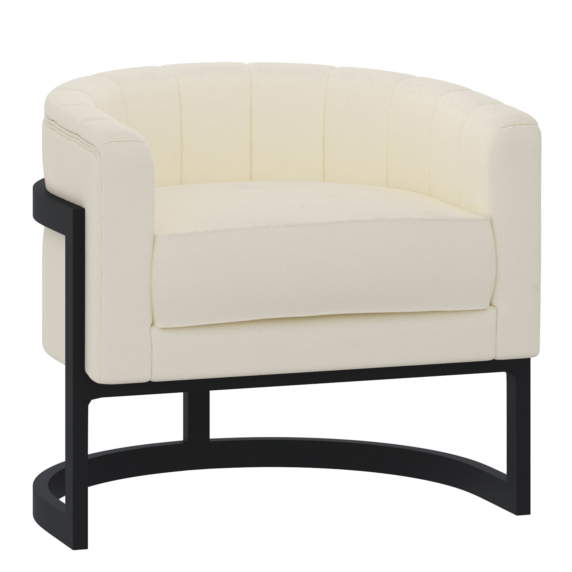 WorldwideZHURI - ACCENT CHAIR - IVORY