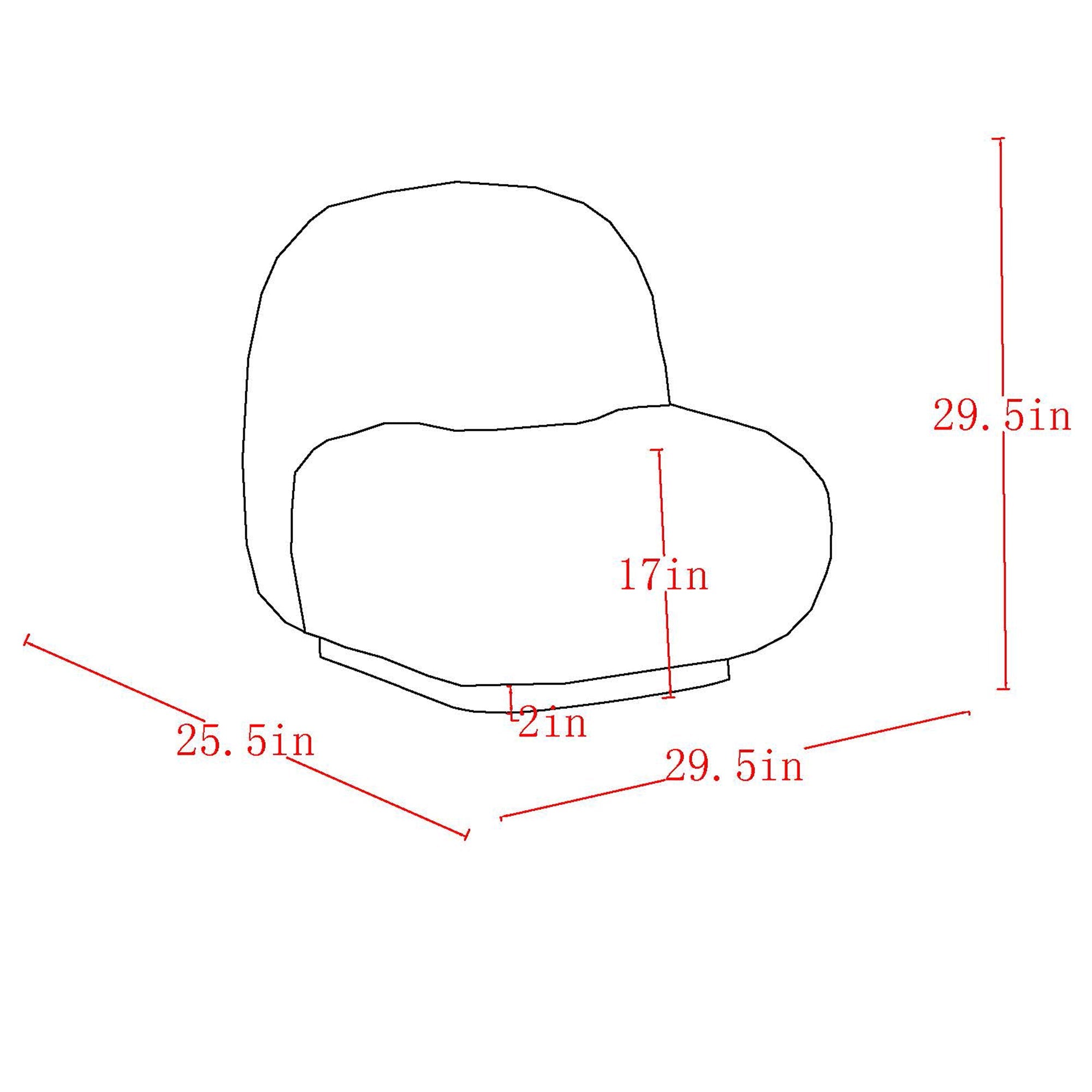 WorldwideZILANO - ACCENT CHAIR - IVORY