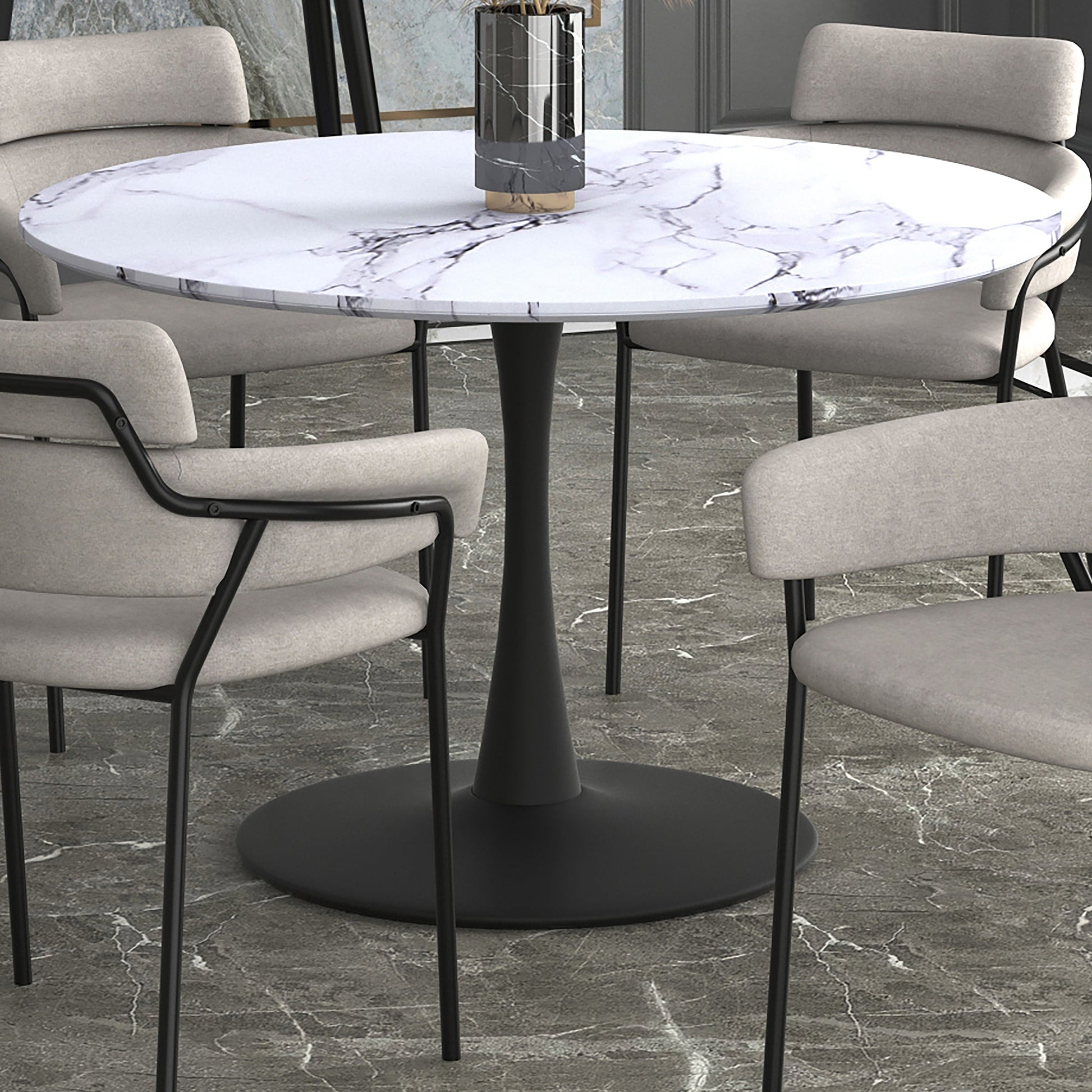 WorldwideZILO - DINING TABLE LARGE - BLACK