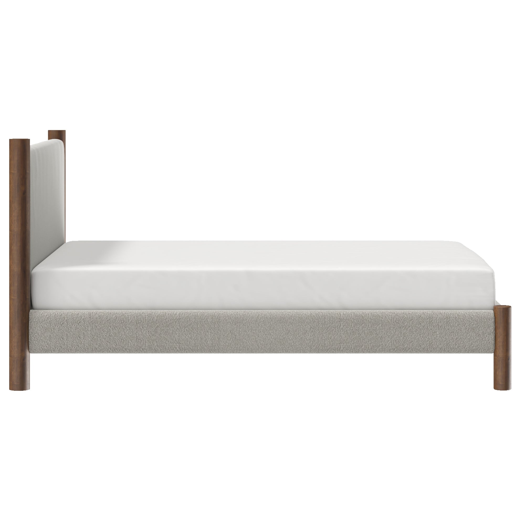 WorldwideZORAN - 60" PLATFORM BED - MUSHROOM