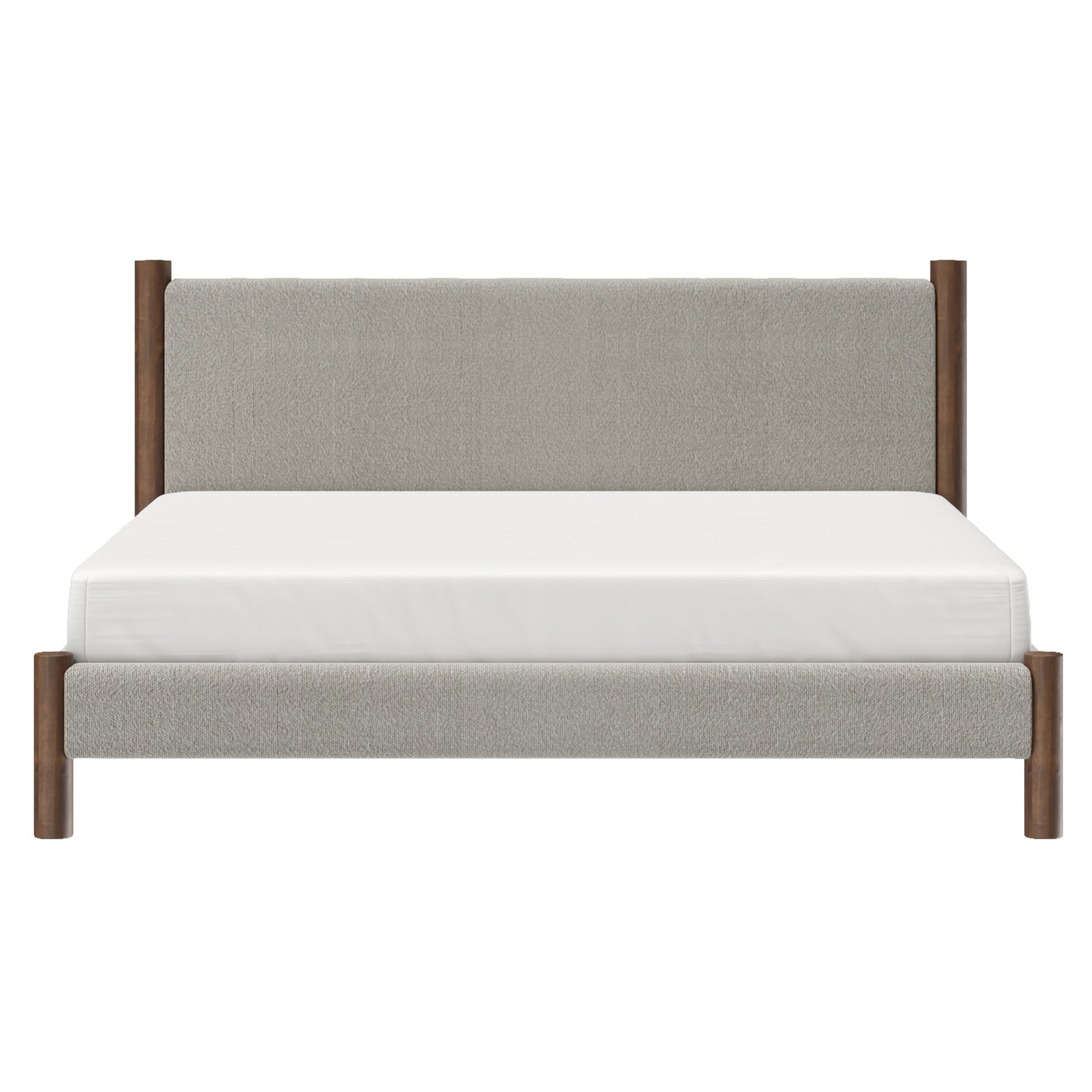 WorldwideZORAN - 78" PLATFORM BED - MUSHROOM