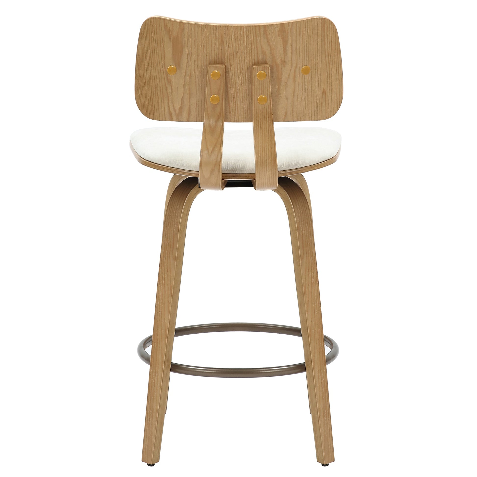 WorldwideZUNI - 26' COUNTER STOOL - BEIGE FABRIC